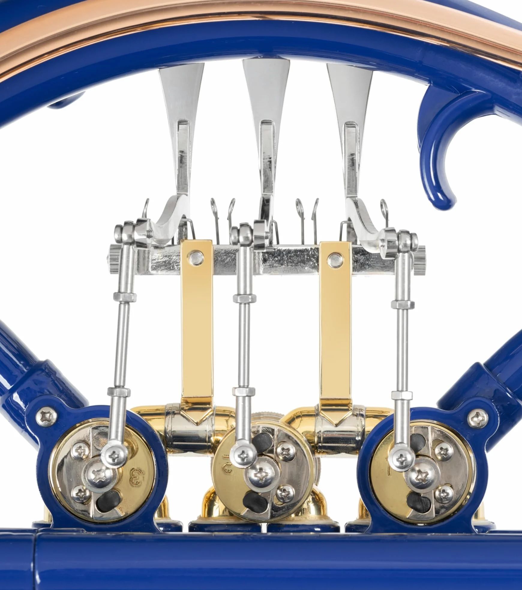 Classic Cantabile WH-20BL MardiBrass Corno Francese in plastica blu, con bocchino e custodia con spallacci. Per principianti e professionisti. Resistente, impermeabile, leggero e robusto.