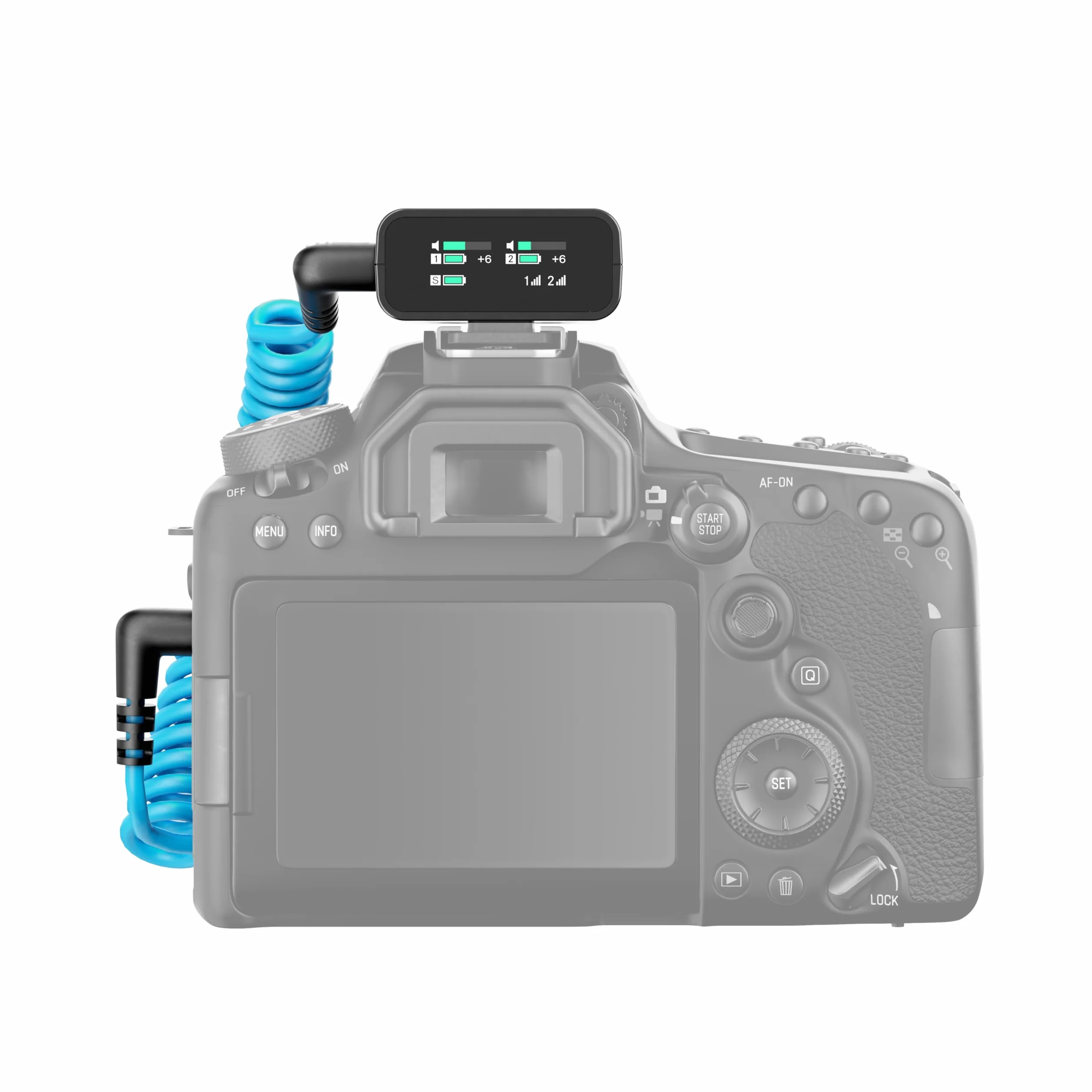 Sennheiser PROFILO WIRELESS 2 canali All-In-One 2,4 GHz Sistema microfonico a clip e portatile | Include ricevitore, funzione float a 32 bit, 2 microfoni a clip (700266)