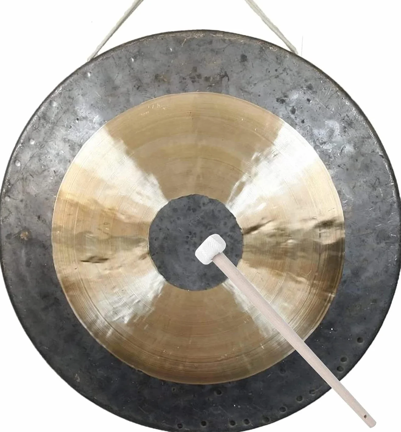 Gong Wood Chau Gong – tradizionale batterista cinese Feng Shui Gong per grandi canzoni, ideale per meditazione, relax e decorazione della casa