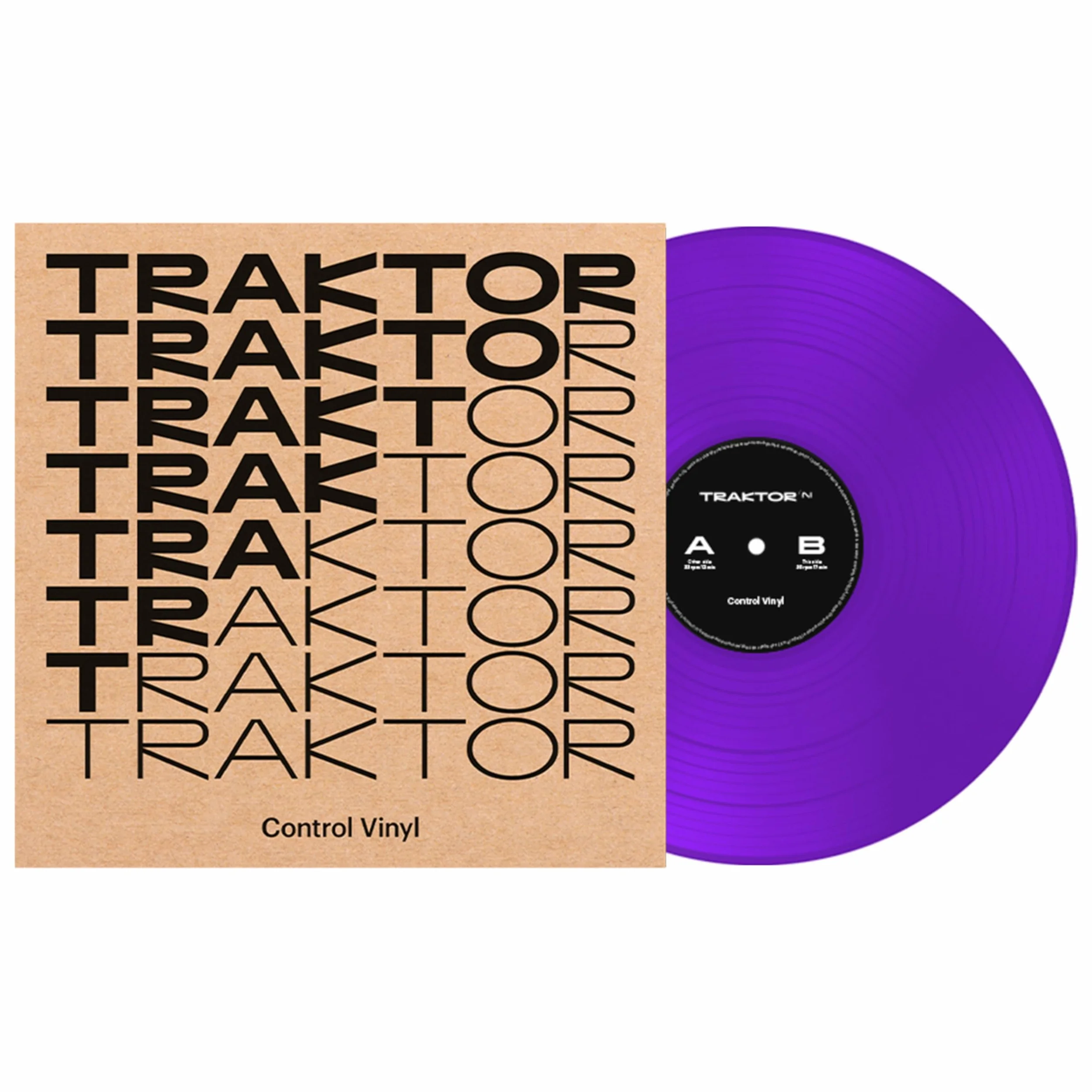 Native Instruments TRAKTOR Control Vinyl MK2 2024 Edition, purple - Accessorio per DJ