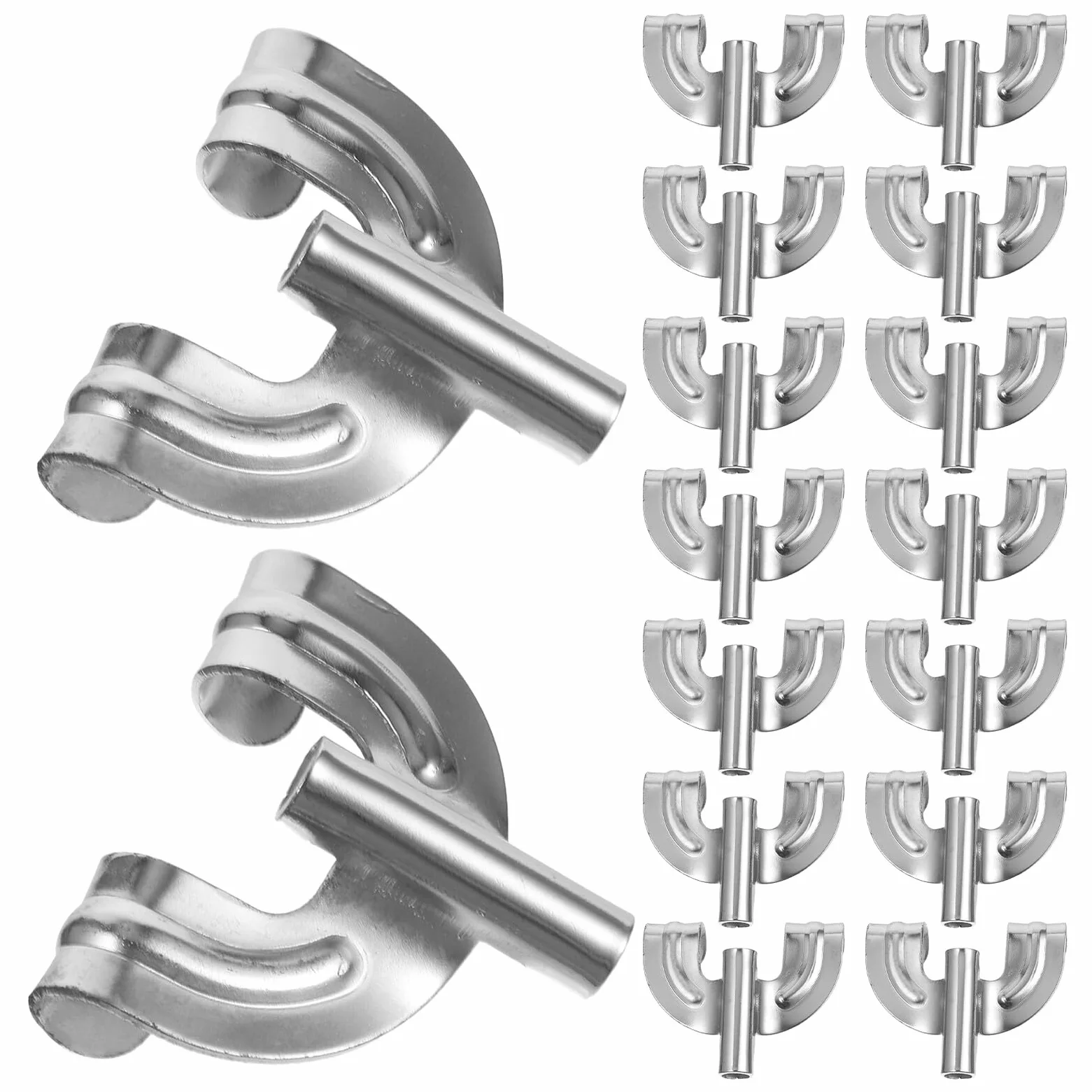 Ganci per Grancassa in Metallo 20 Pezzi, Accessori per Batteria e Rullante Fissaggio Sicuro, per Generi Musicali Diversi e Varie Esibizioni