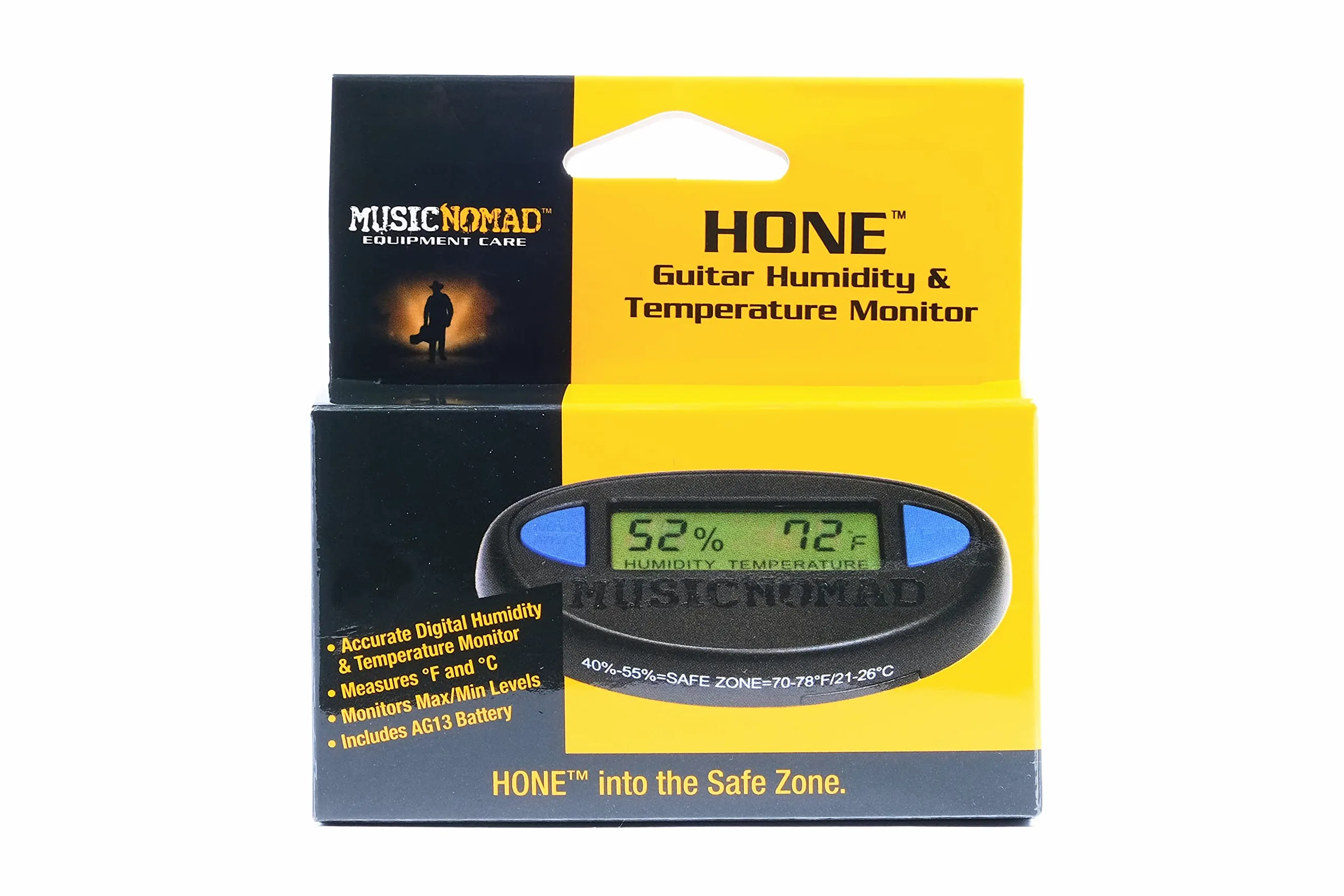 HONE - Igrometro per chitarra - Monitoraggio umidità e temperatura