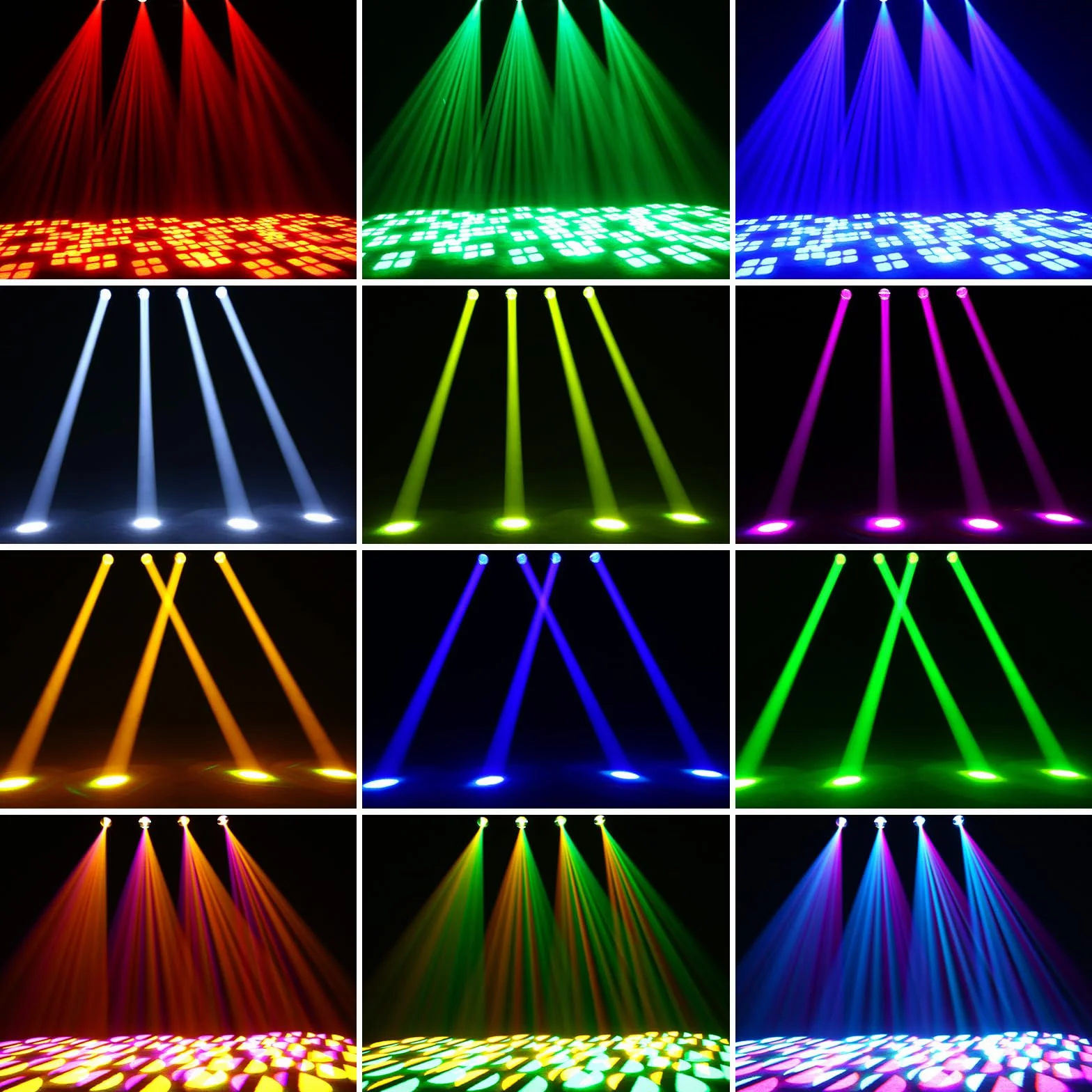 150W Teste Mobili LED RGBW Luci DJ Palco dmx512 Luce Discoteca Moving Head Spot Beam 18 Prisma per Matrimonio Bar Club Natale Halloween