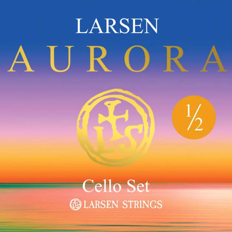 LARSEN STRINGS Aurora Corde per violoncello medie Set 1/2 Medio