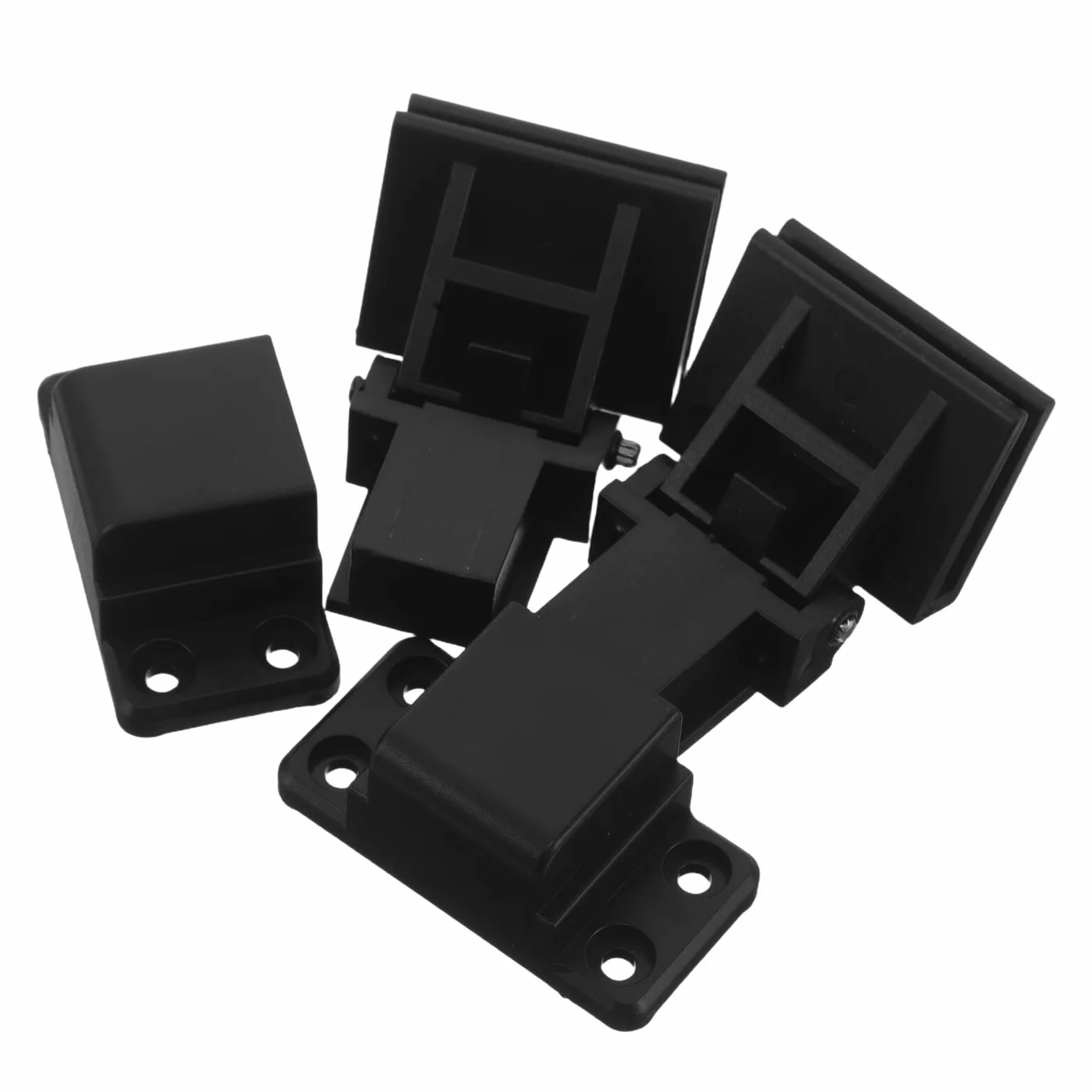 Cerniere di Ricambio per Copri Giradischi in Plastica Nera, Antiscivolo e Facili da Installare, Accessori per Giradischi Vinile in Ambienti Audio Domestici