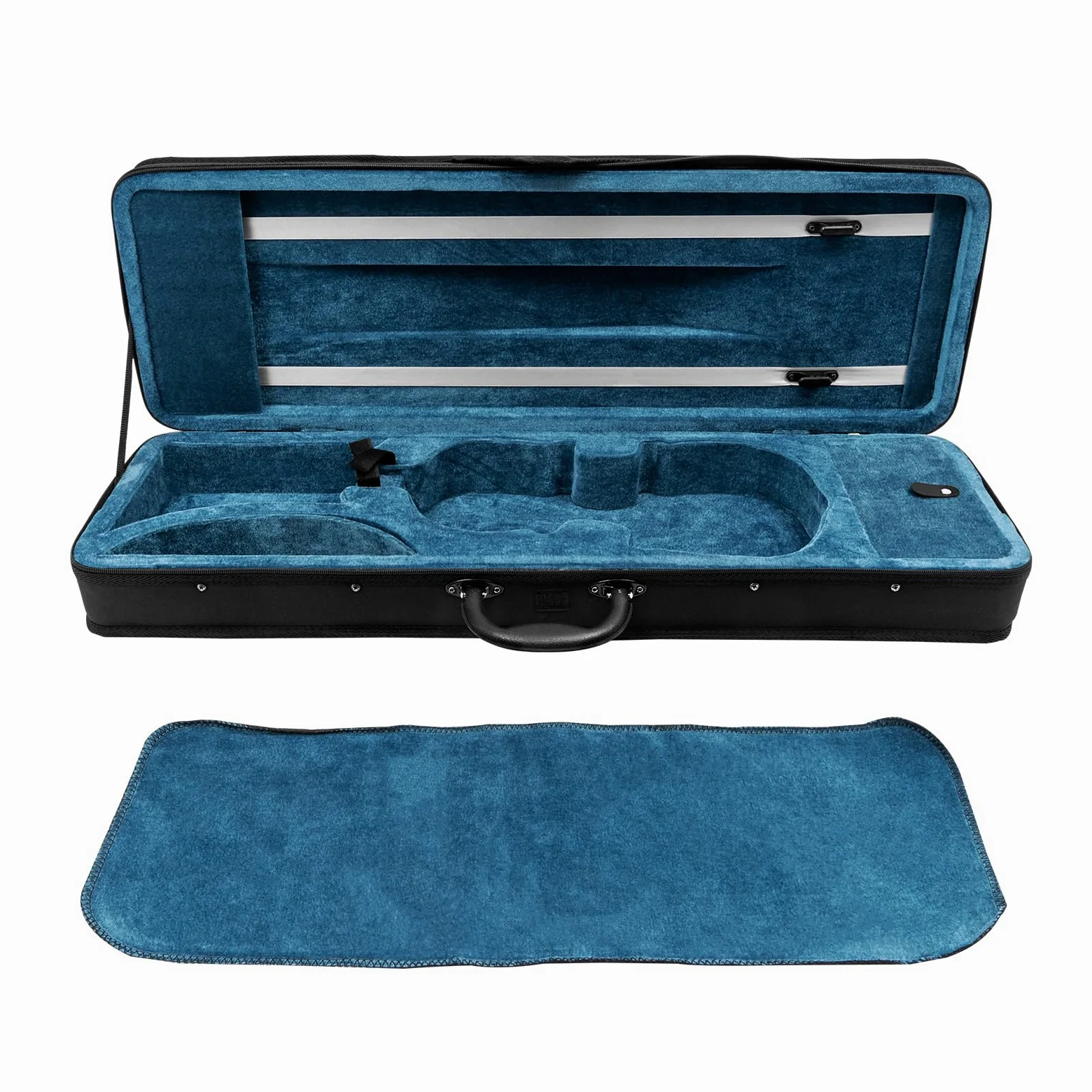Violino 4/4, custodia per violino con tracolla per zaino, in tessuto Oxford, schiuma, velluto morbido, con 2 spallacci, 78 x 26 x 12,5 cm