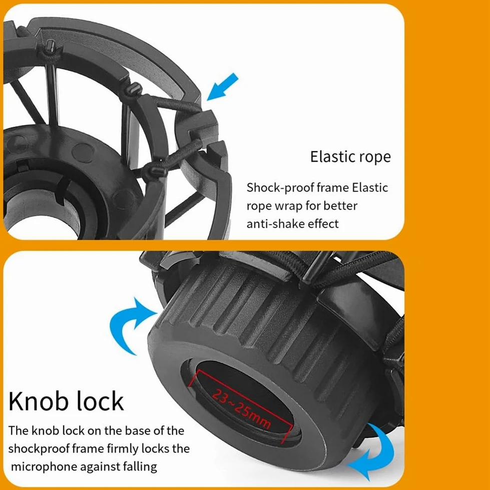 Microfono Spider Shock Mount Microfono Condensatore Universale Shockmount Supporto Microfono