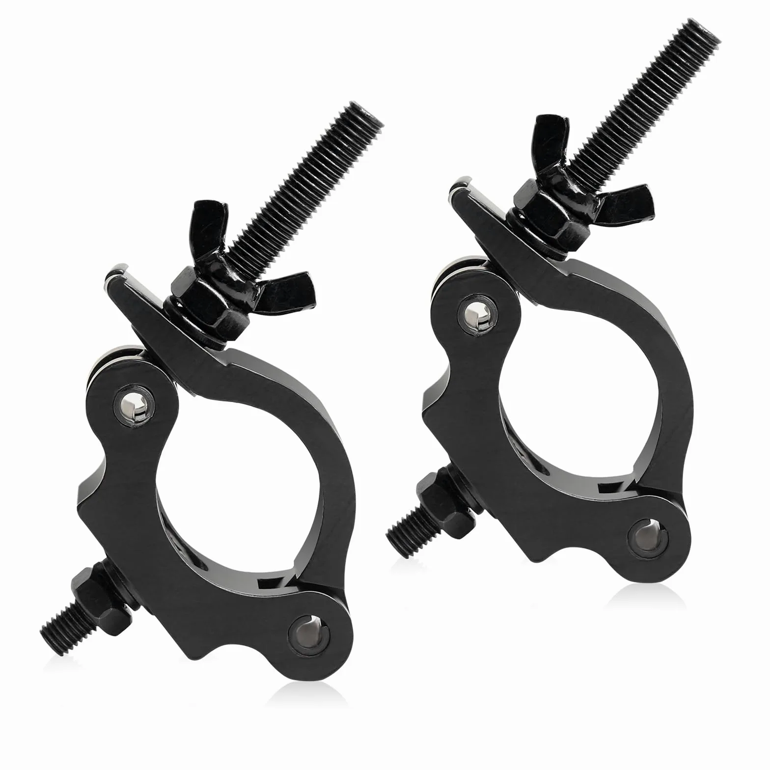 2Pack Morsetti Luci Scena per Traliccio Stage Lighting O Clamps 40mm-52mm Morsetto Truss Clamp Ganci per Luci, Carico 100kg Gancio per Teste Mobili Luci da Palco