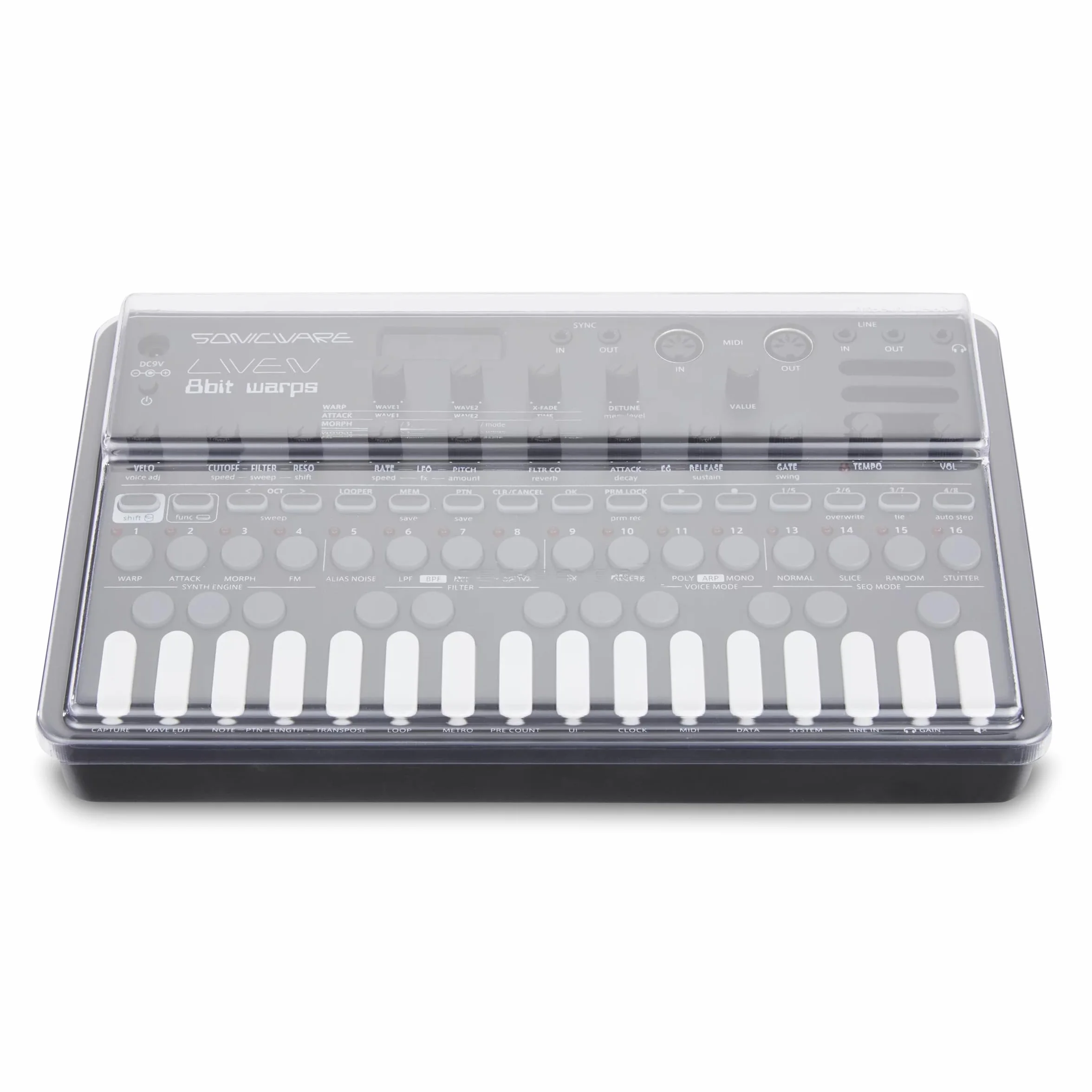 Decksaver Cover for Keyboards, Compatible withware Liven