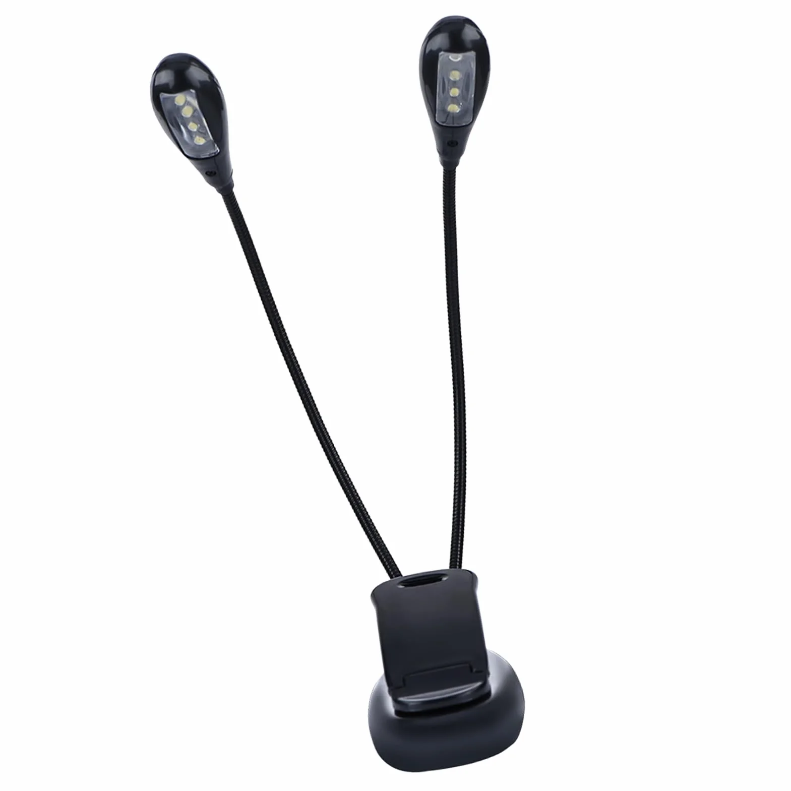 Luce per libri a LED senza luce blu Luce per leggio per la lettura di spartiti musicali per uso domestico per uso scolastico(8 lights)