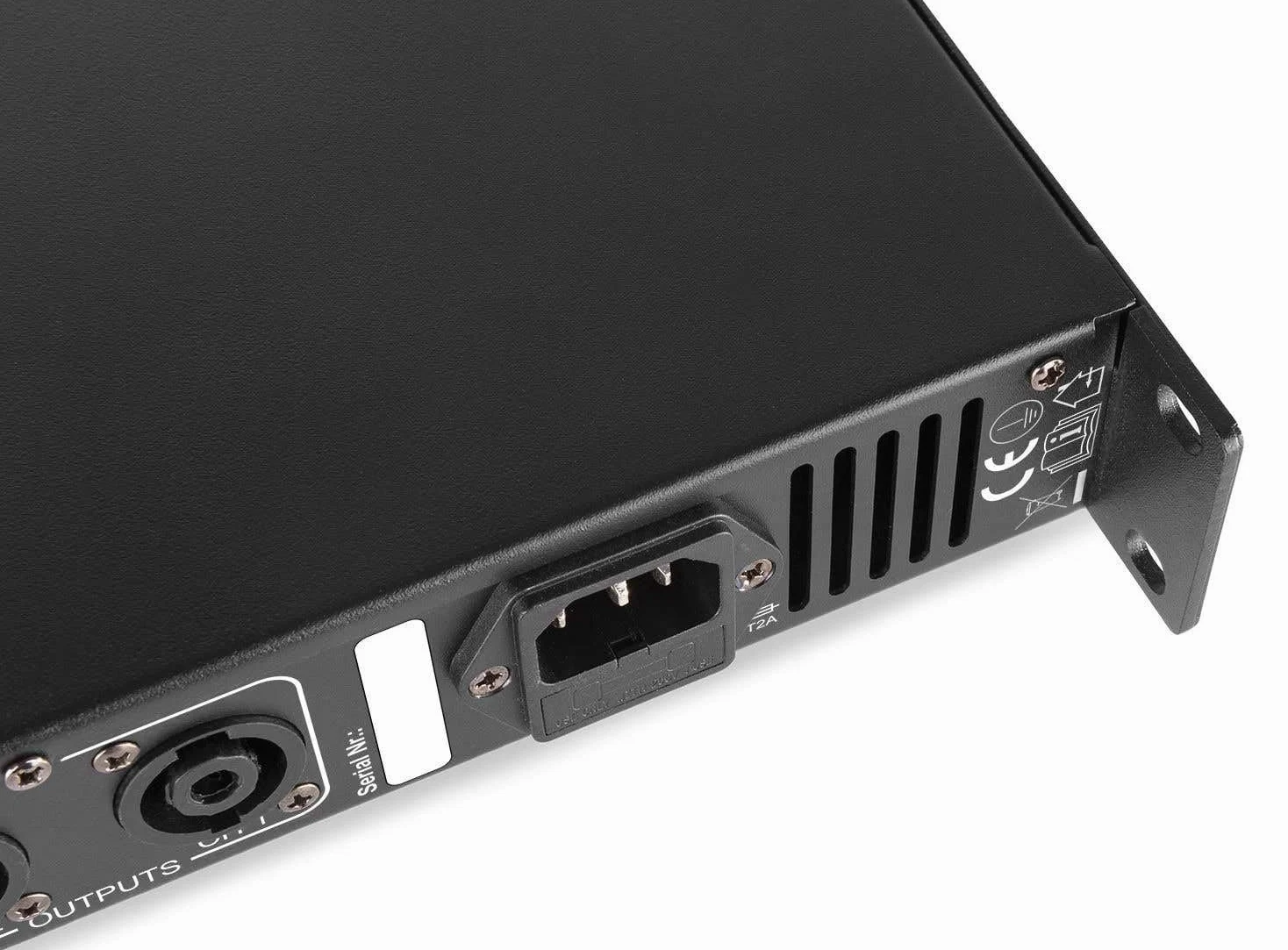 Versterker - Vonyx VDA500 stereo versterker 2x 250W - Klasse-D - 500W - Zwart