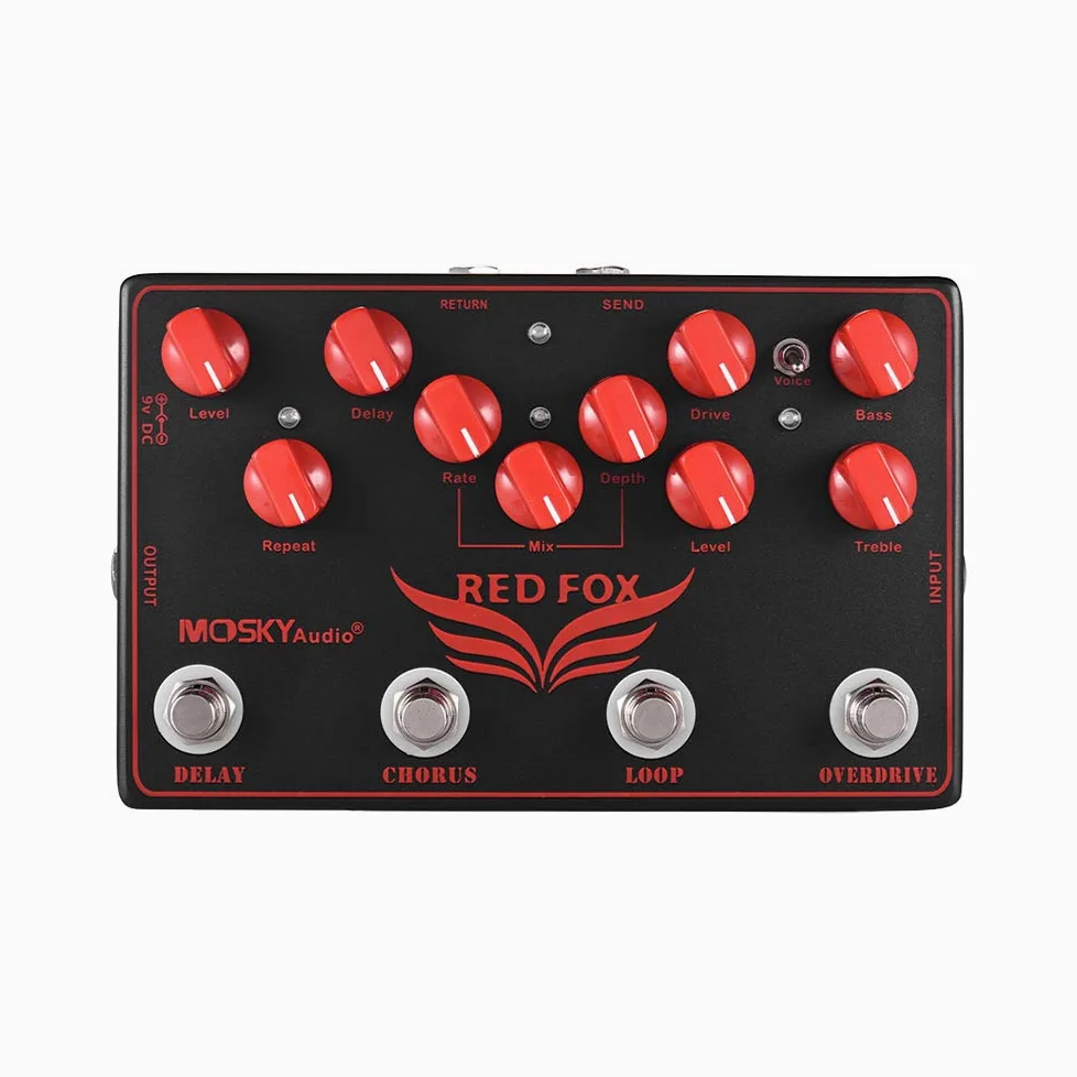 Mosky RED FOX - pedale multieffekt