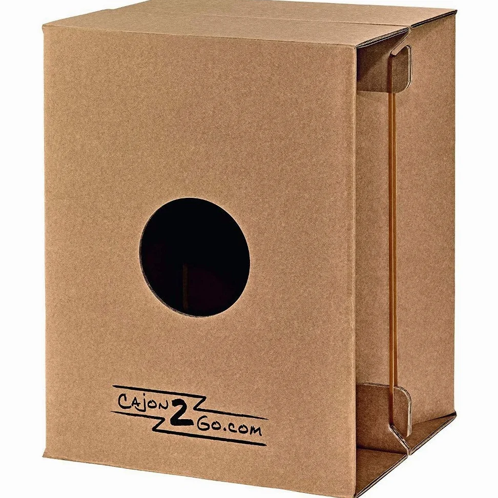 Meinl Percussion Cajon2Go Cajon Instrument - Drum Box Pieghevole per la Portabilità - Realizzata in Cartone (VR-CAJ2GO)