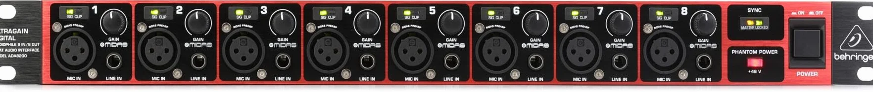 Behringer ADA8200 Microphone Preamplifiers