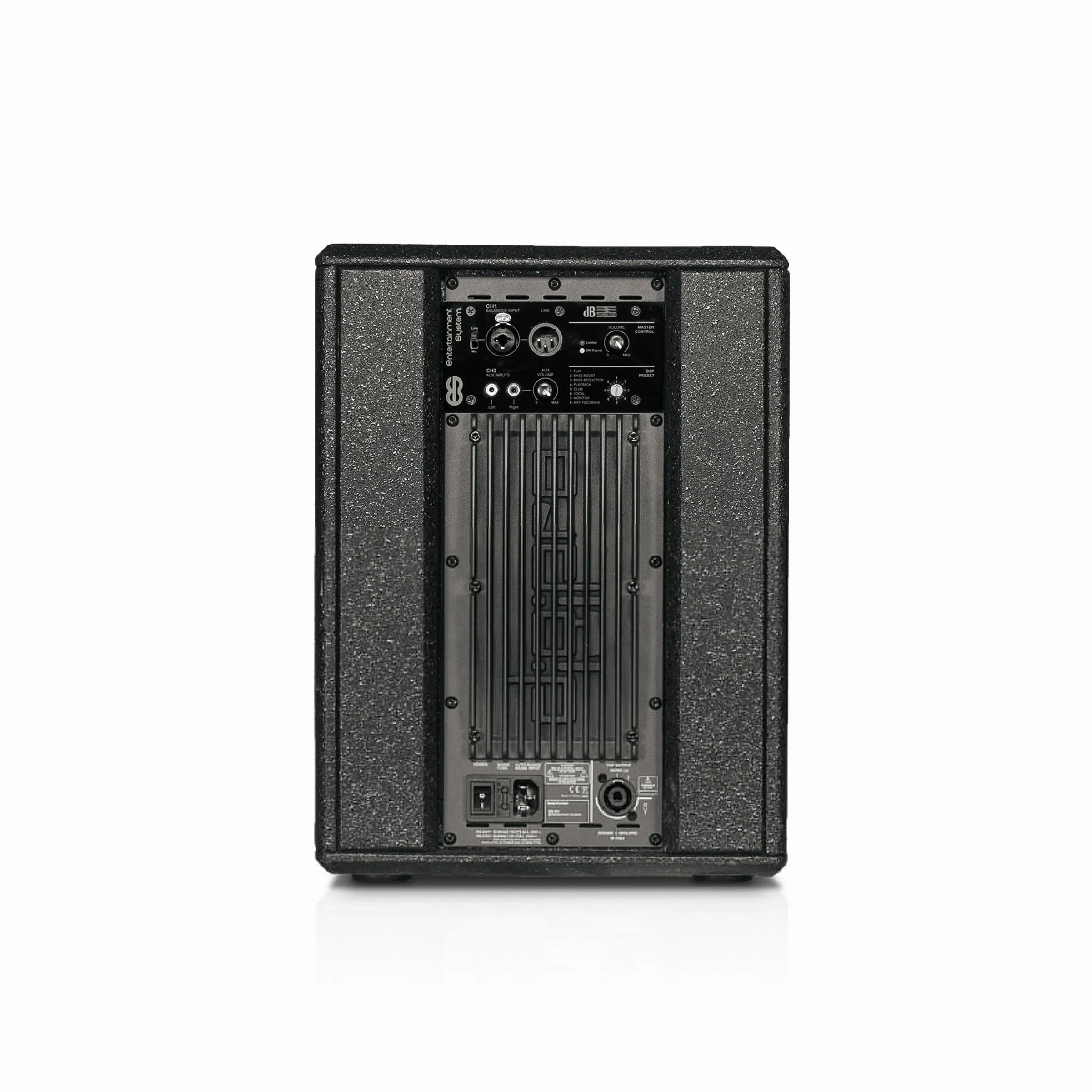 dBTechnologies ES 602 Sistema PA a colonna portatile bi-amplificato con subwoofer da 10"