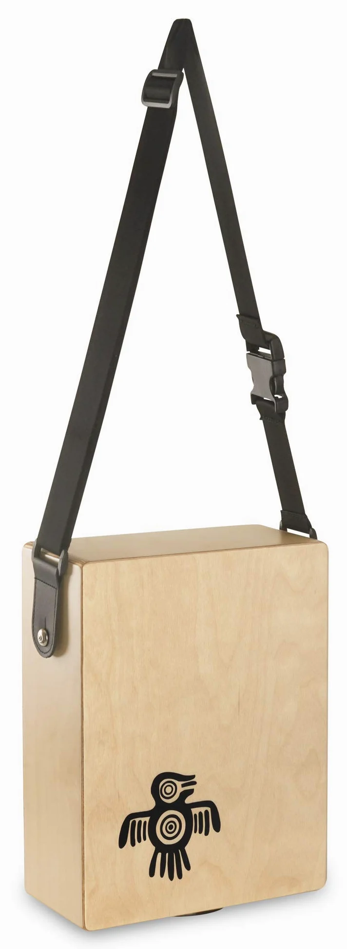 XDrum Street Cajon Peruana Birch (Cajon da viaggio per l’esterno, battente da 3 mm, tunnel bass reflex, incl. tracolla)