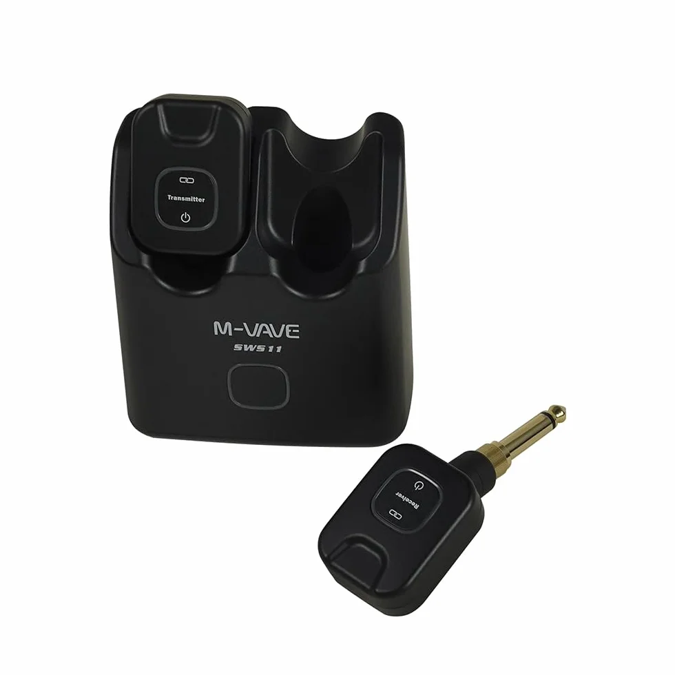 Sistema wireless per chitarra M-Vave SWS11 5,8 GHz – Trasmettitore e ricevitore digitale per chitarra elettrica e basso