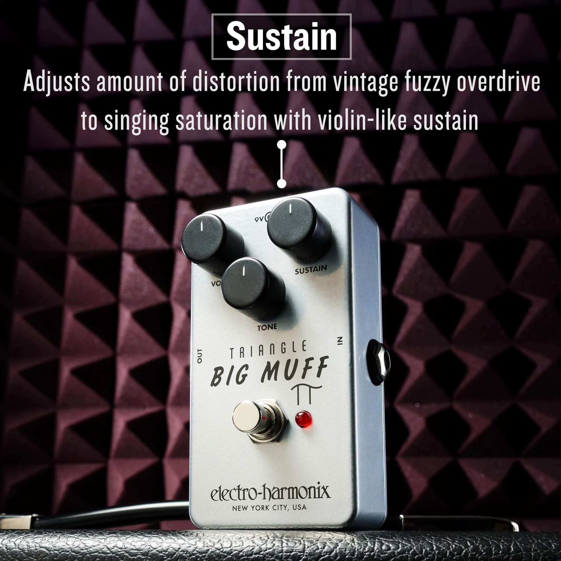 Electro Harmonix Triangle Big Muff Pi - Distorsore per chitarra