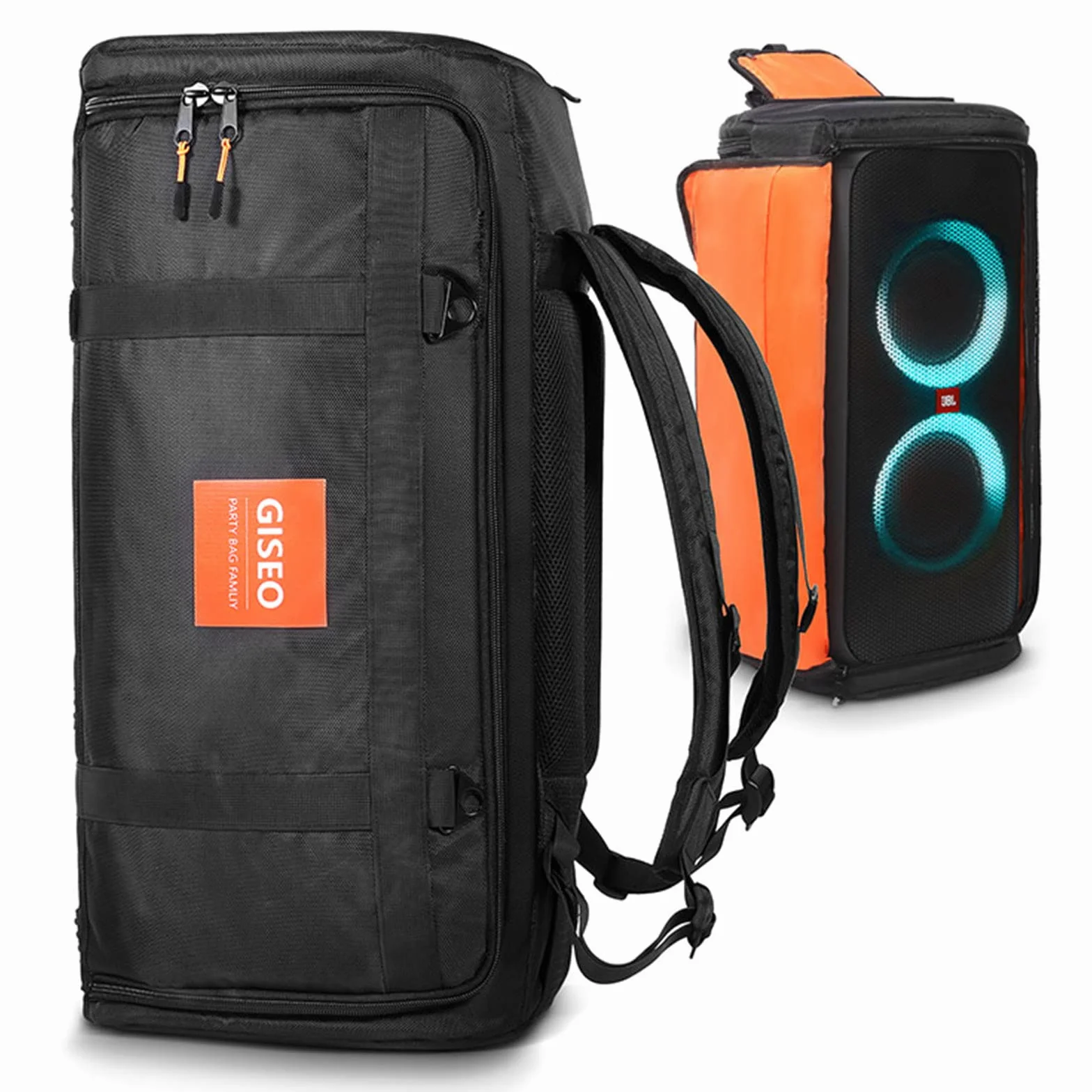 Zaino da Viaggio per Altoparlante JBL PARTYBOX 310 Custodia di Protezione Custodia di Trasporto Borsa Tote (nero)
