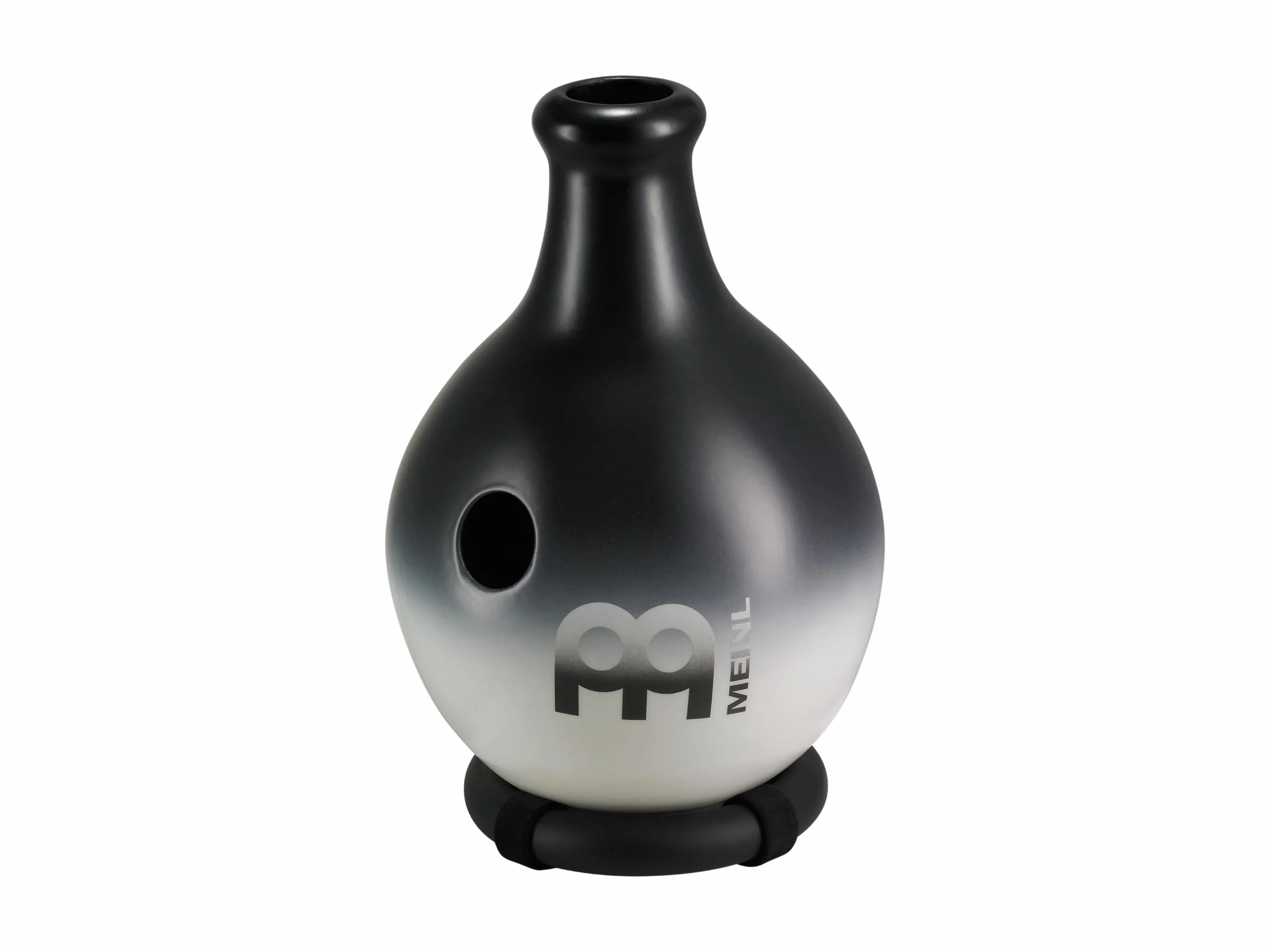 Meinl Percussion ID9BK/WH - Tamburo Ibo, mod. Liquid, in fibra di vetro, Misura grande, Colore: Bianco/Nero