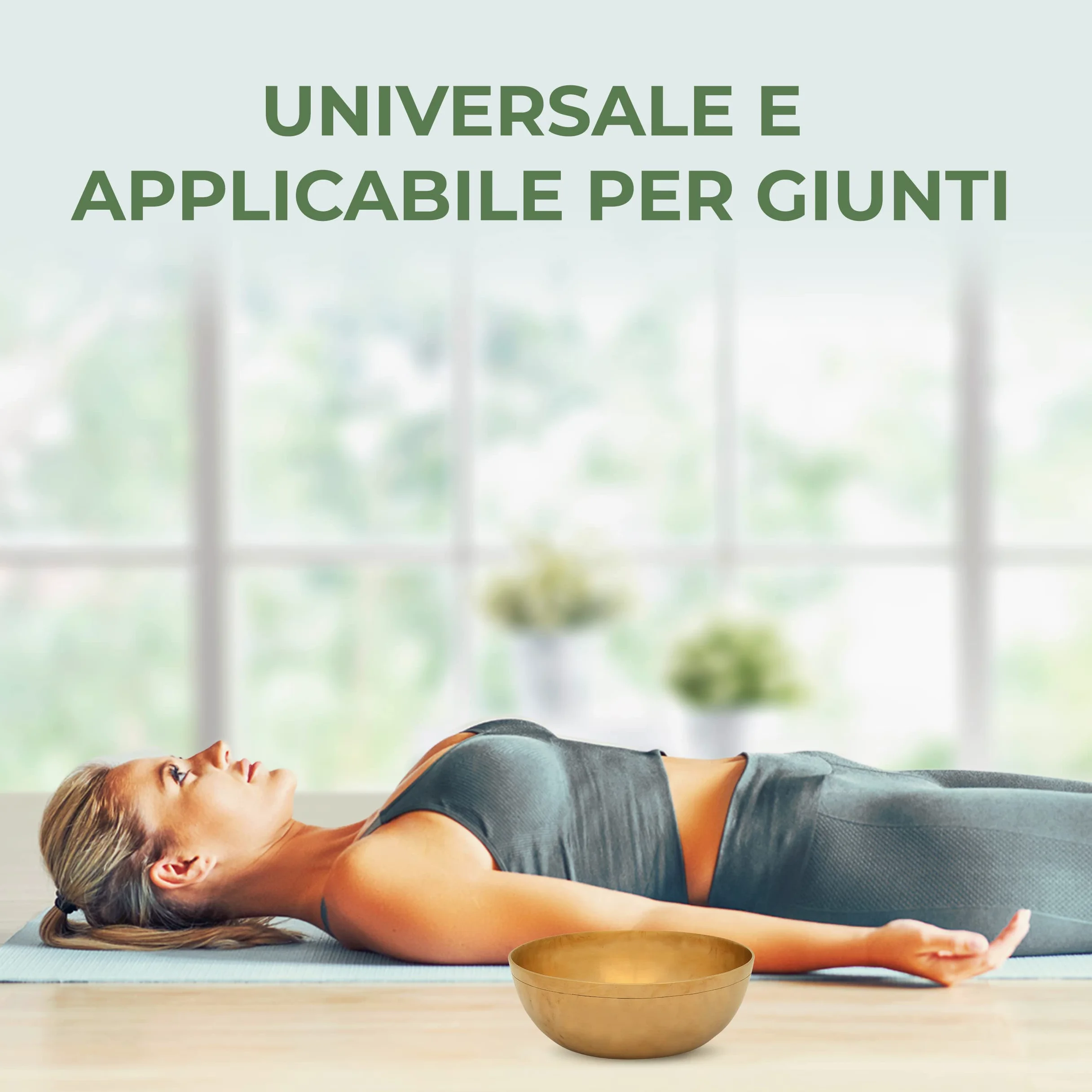 MASSAGE-EXPERT Campana Tibetana Universale, Ø 21,5 cm, 950 gr - Ampio spettro sonoro per un efficace massaggio sonoro e musicoterapia in tutto il corpo, Qualità eccezionale