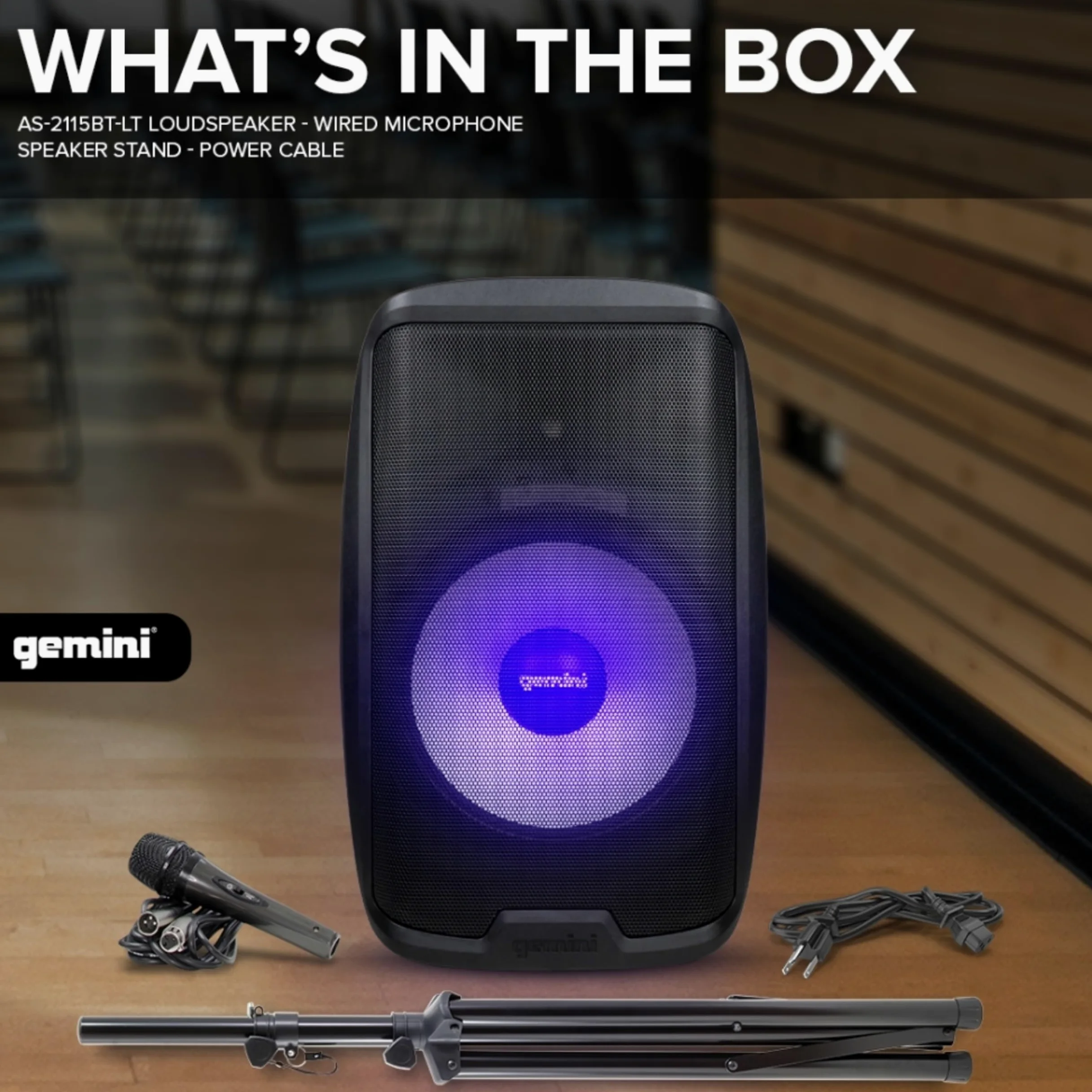 Gemini AS-2115BT-LT-PK