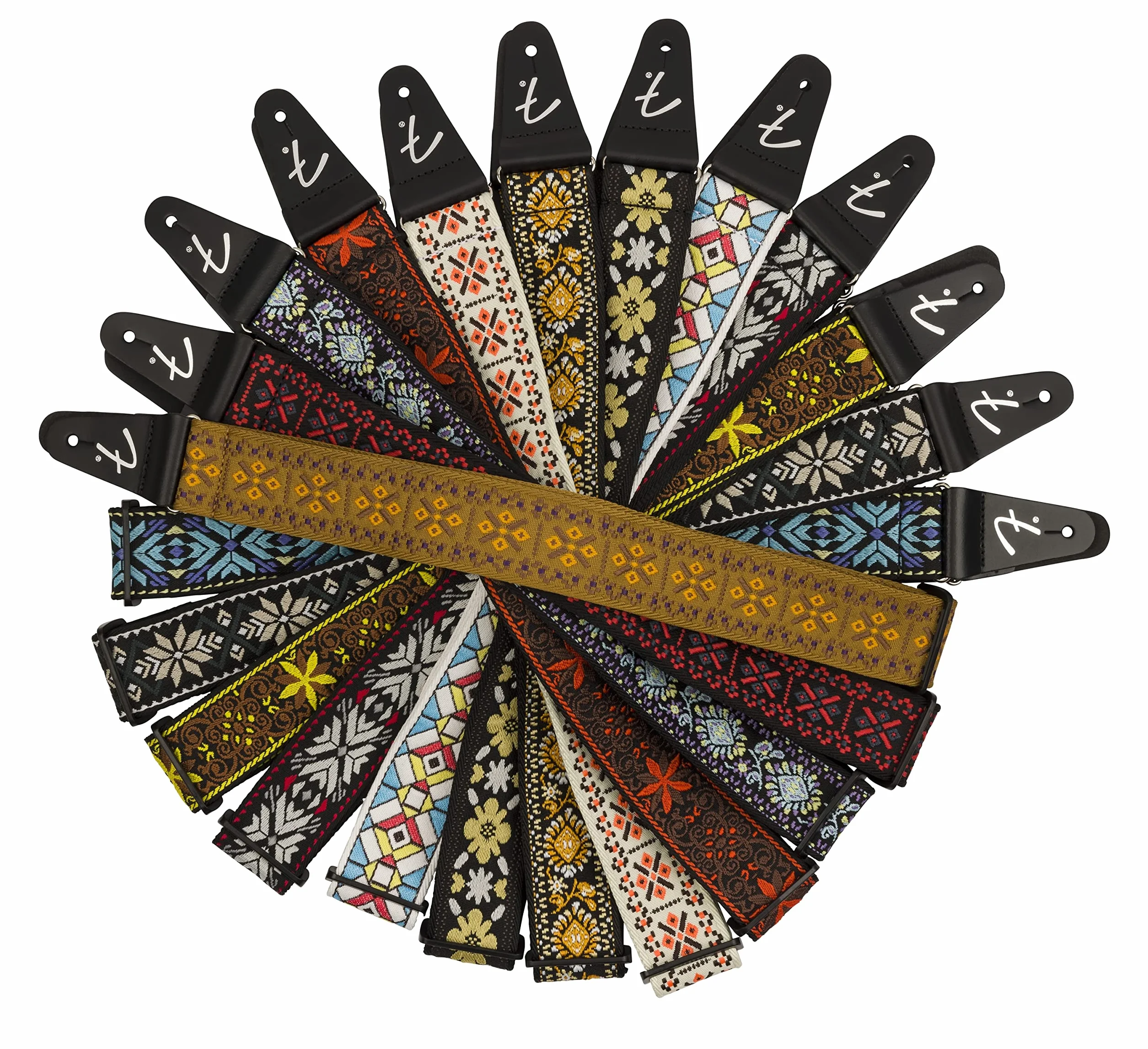 Fender Pasadena - Cinghia intrecciata per chitarra - Cattedrale