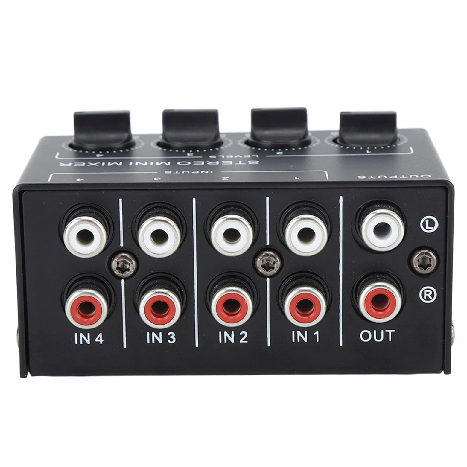 Mini Mixer Audio Portatile, Metal Shell CX400 Mini Mixer Stereo Passivo Alta qualità del Suono per unità a Nastro per Computer
