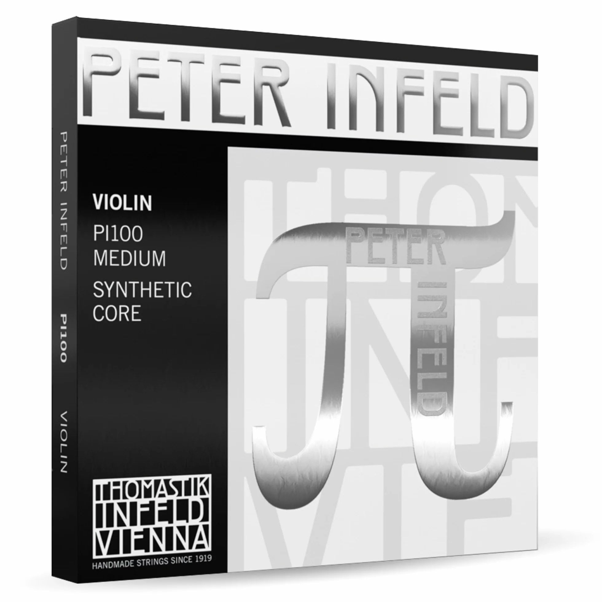 Thomastik-Infeld - PI - Set di corde per violino - totale 7 corde - 3 corde MI diverse e 2 corde RE - tensione 23,4kp/51,4lbs