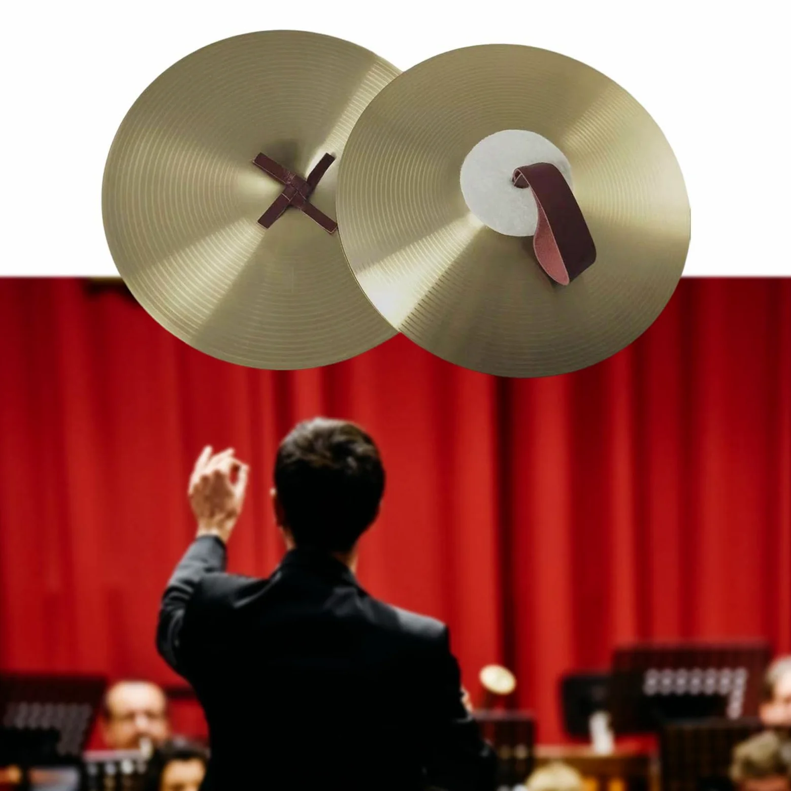 Piatti manuali a percussione in lega per esibizioni, feste, principianti, batteristi, professionisti, 25,4 cm