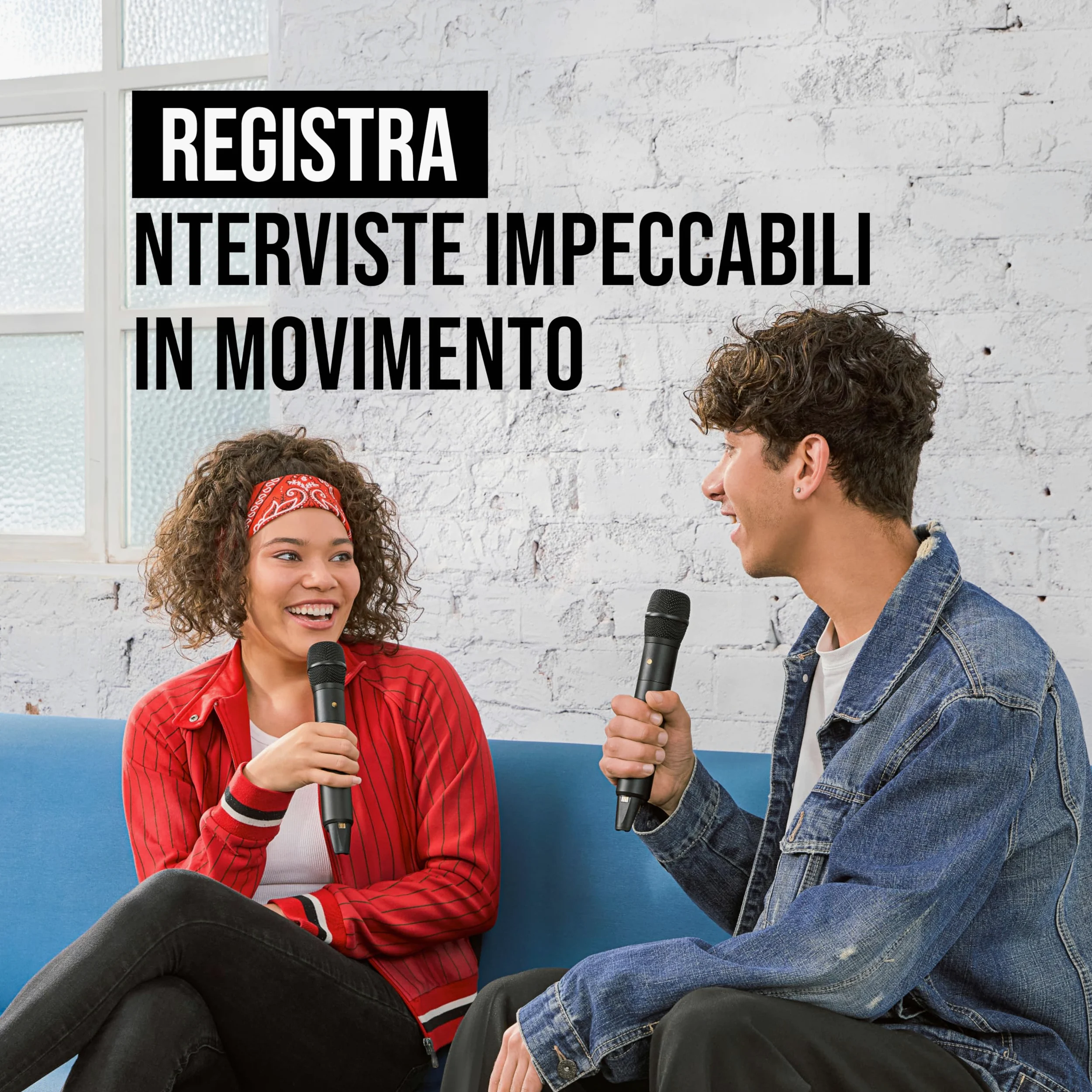 RØDE Interview PRO, microfono a condensatore palmare wireless con capsula di livello broadcast e registrazione integrata a 32-bit float per creazione di contenuti, media e interviste