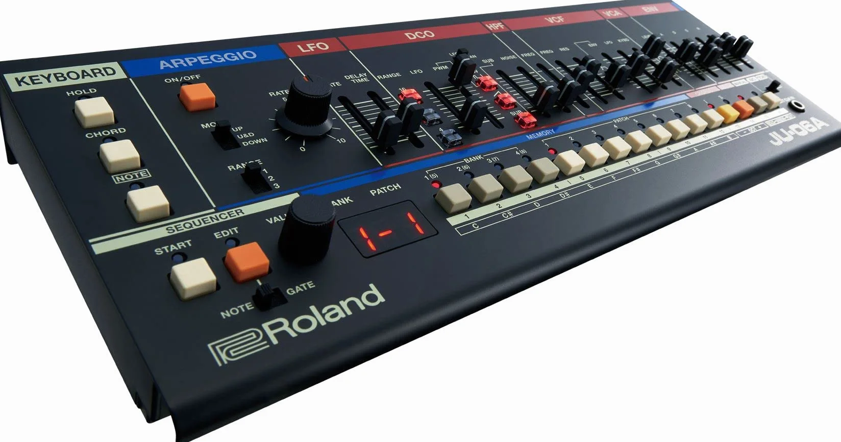 Roland JU-06A Modulo Sonoro, il sound degli anni '80