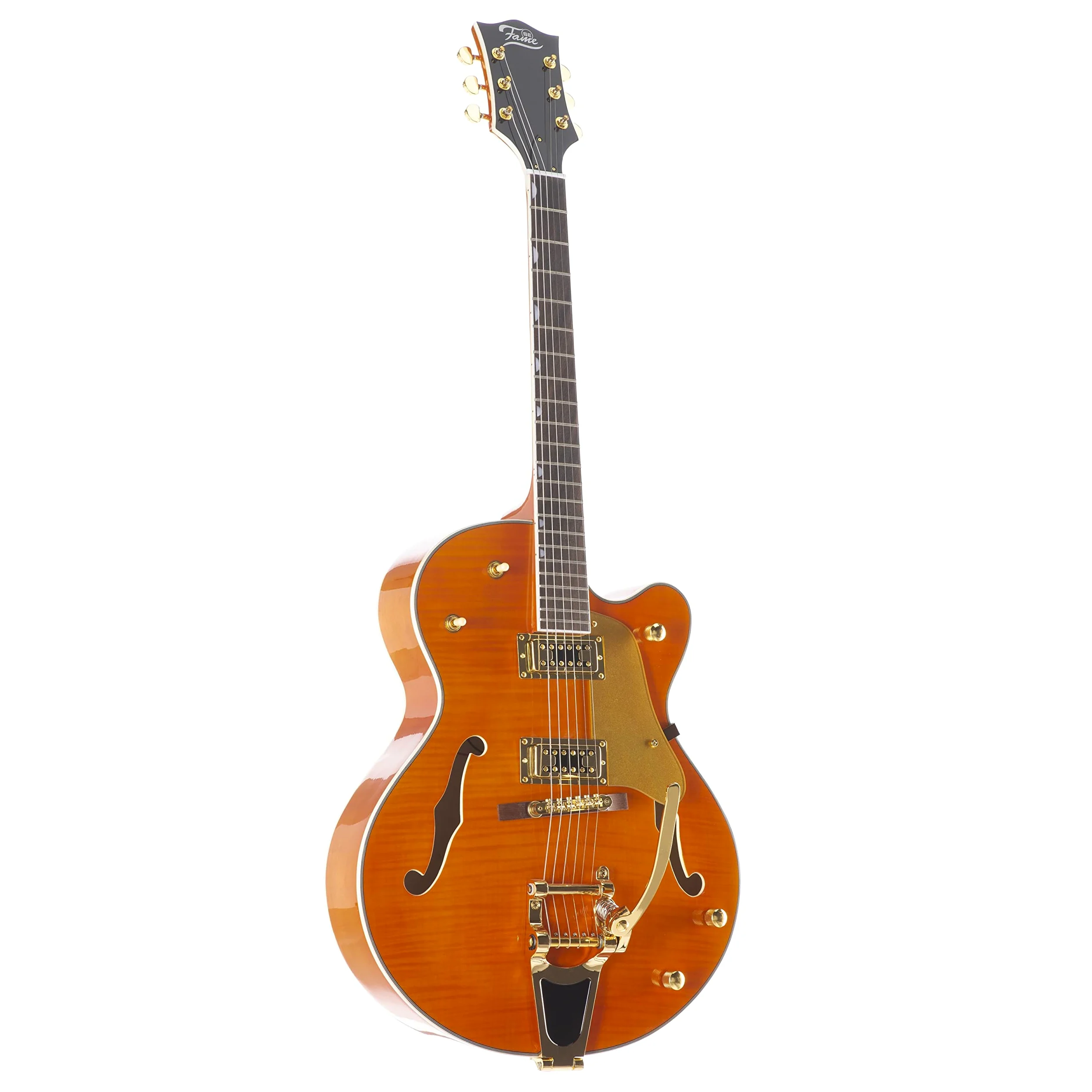 Fame Big Boy Orange - Chitarra semiacustica