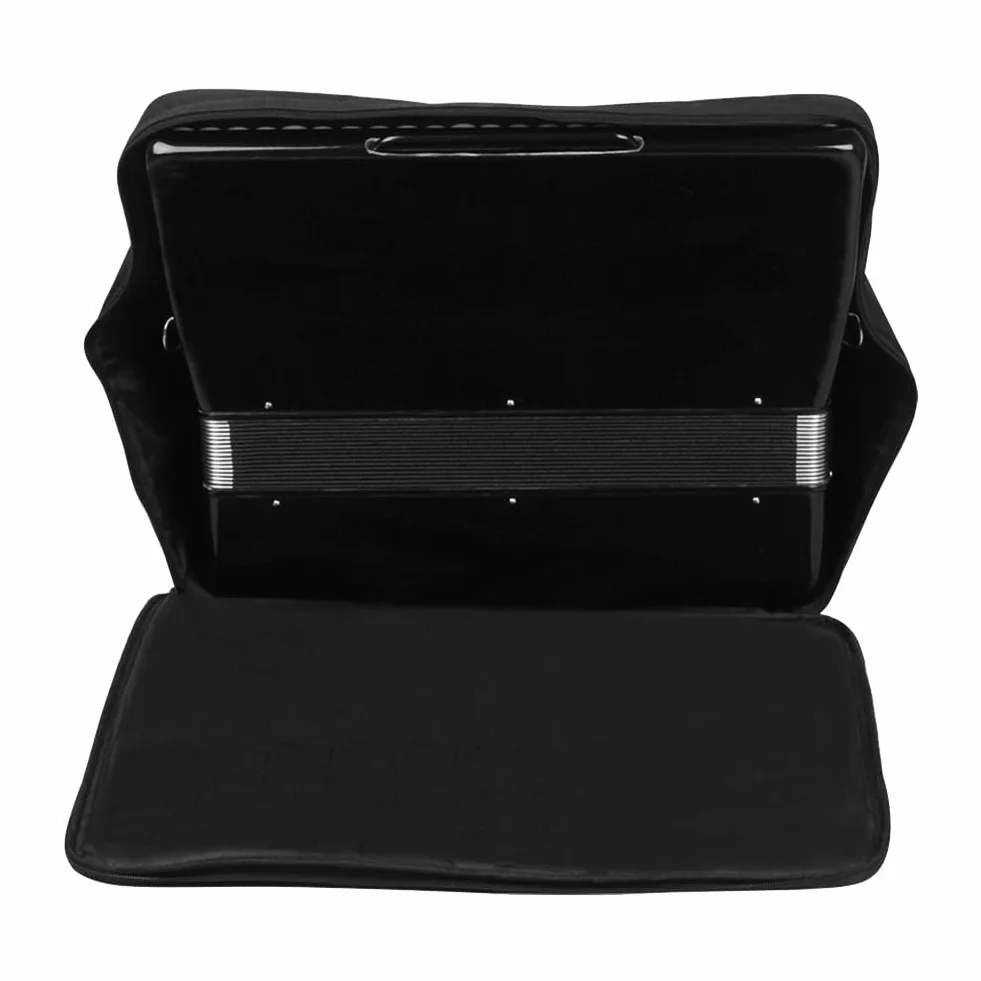 Borsa per fisarmonica Custodia per tastiera Accessori per 48/80/96/120 Fisarmoniche per pianoforte basso, Nero, Retro