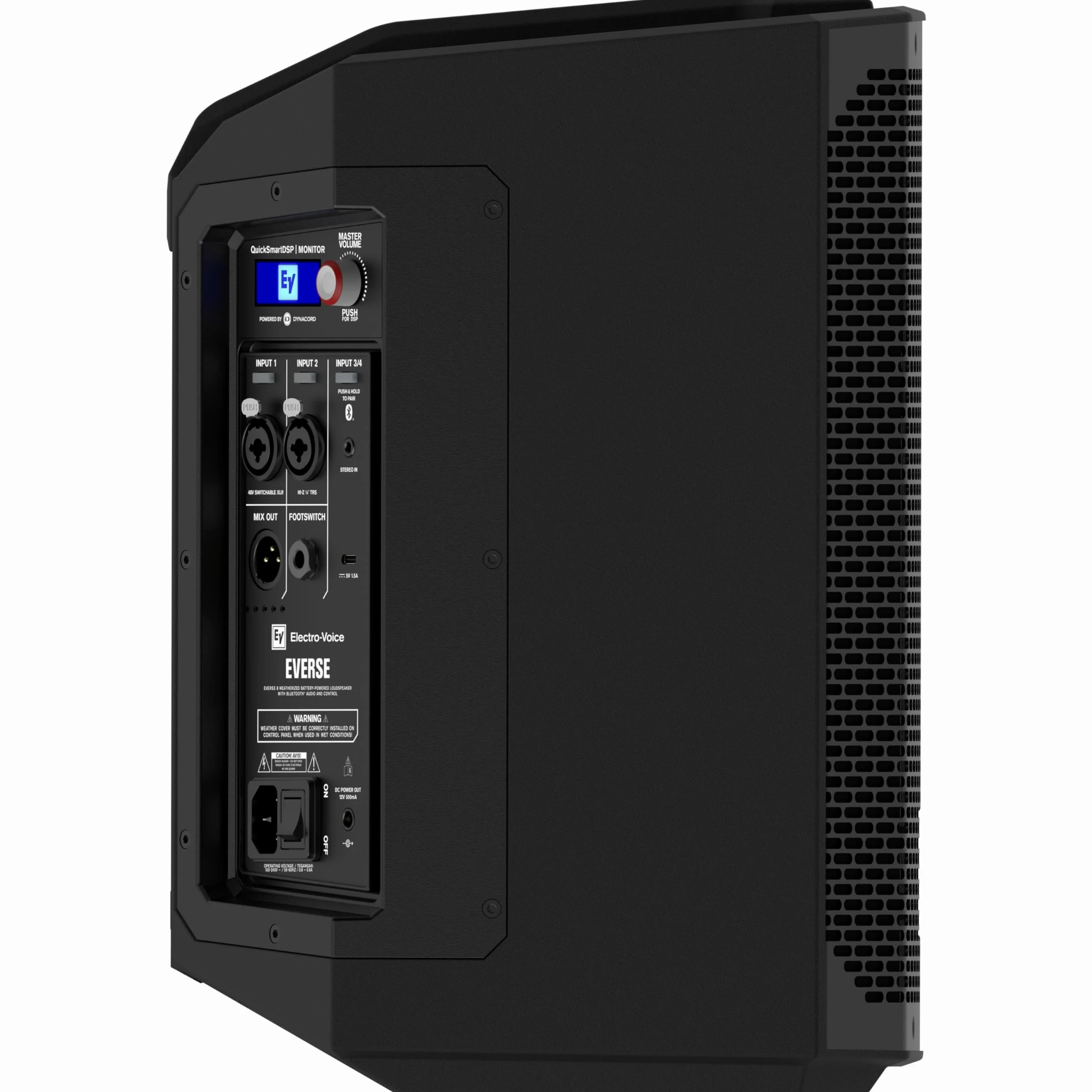 Electro-Voice EVERSE8EU - Altoparlante alimentato a batteria, cavo EU nero, ELE