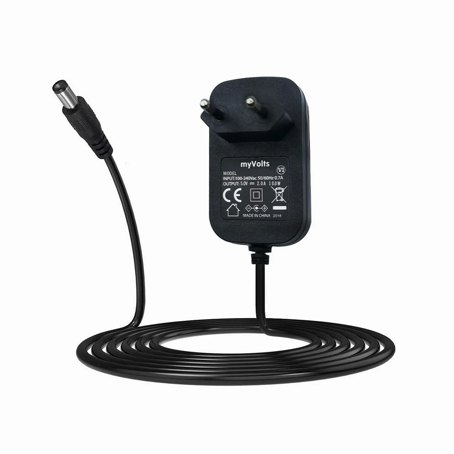myVolts Alimentatore/Caricabatteria da 5V compatibile con Behringer U-Phoria UMC404HD Interfaccia Audio - presa italiana - Premium