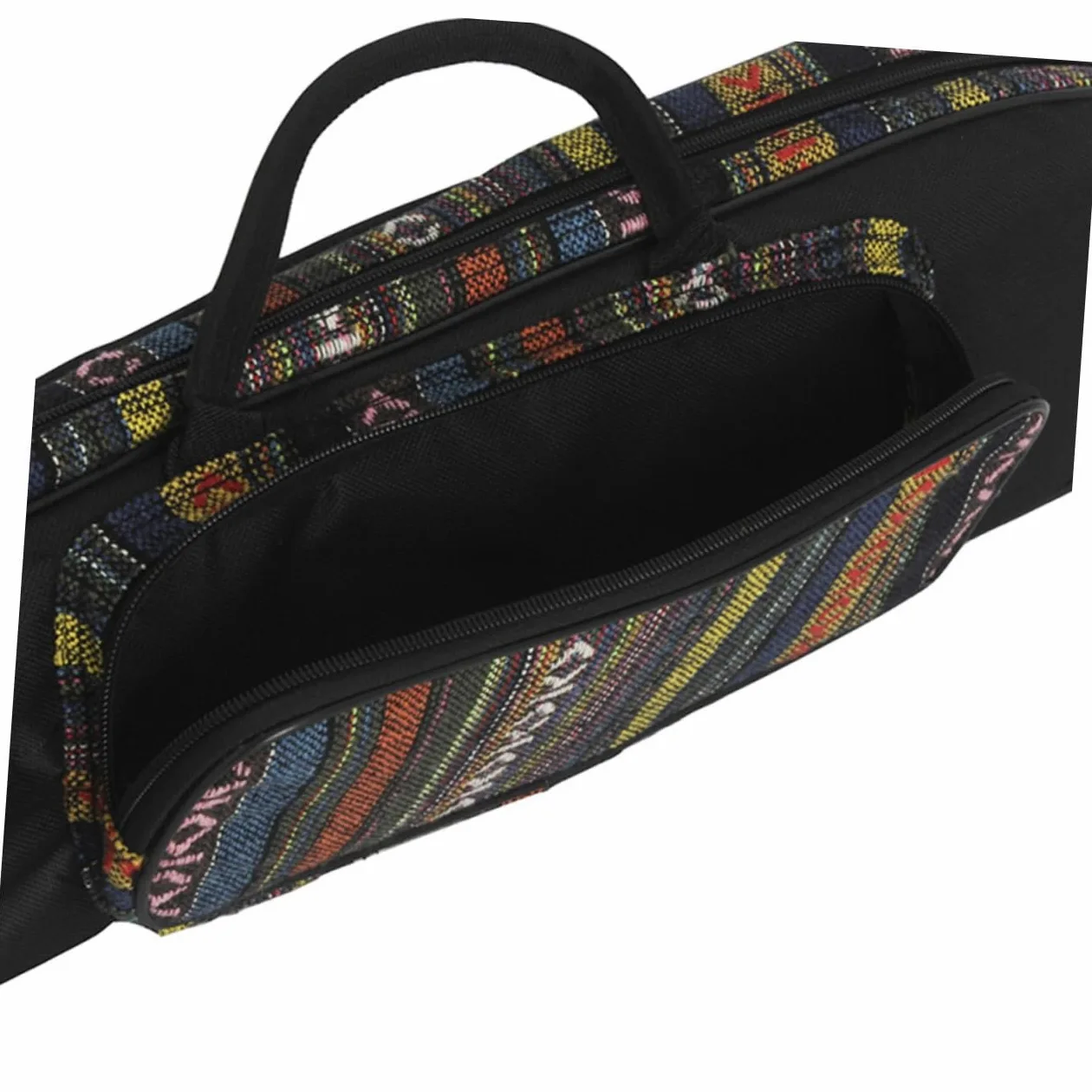 Mikinona Custodia per Tromba Oxford Design Portatile e Scomparto Laterale, Borsa Multifunzionale Elegante in Stile Etnico per Trasporto Strumenti Musicali