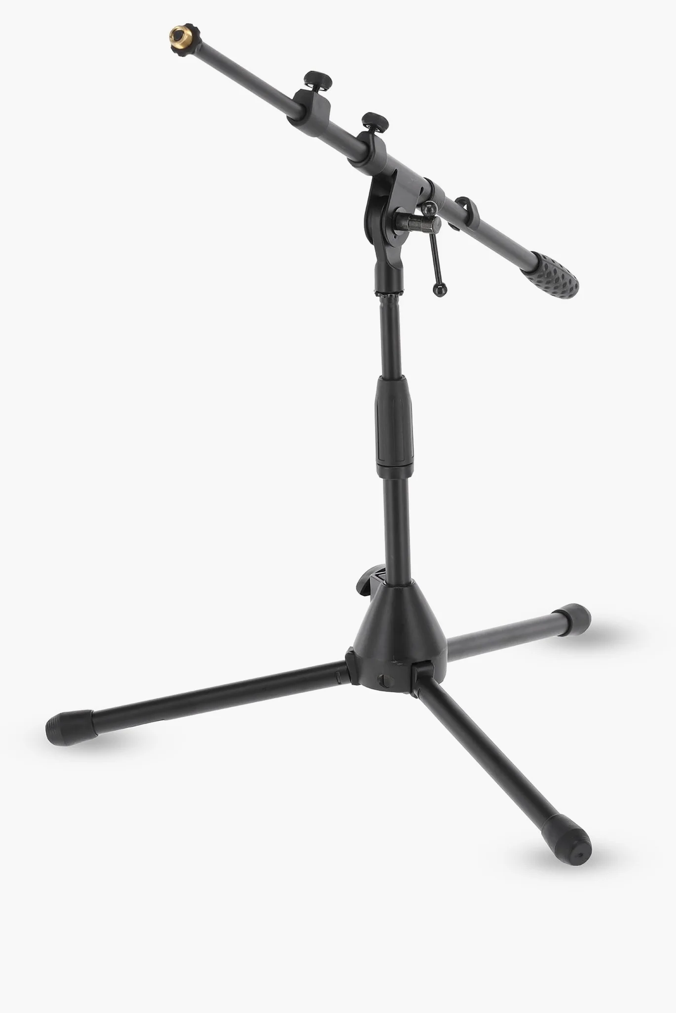 GEWA piccolo supporto per microfono MS-20TB - Nero - Per cassa/Hi-Hat - Altezza regolabile 43-65cm - Asta 50-90cm - Base in ghisa - 2,4 kg