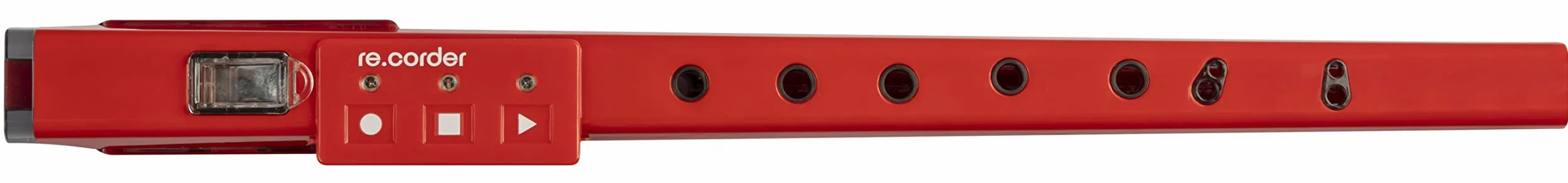 ARTinoise re.corder,flauto acustico digitale e controller MIDI wireless,App mobile 32 timbri,spartiti e esercizi su basi musicali,diteggiature personalizzabili,4 modalità di riproduzione (ROSSO)