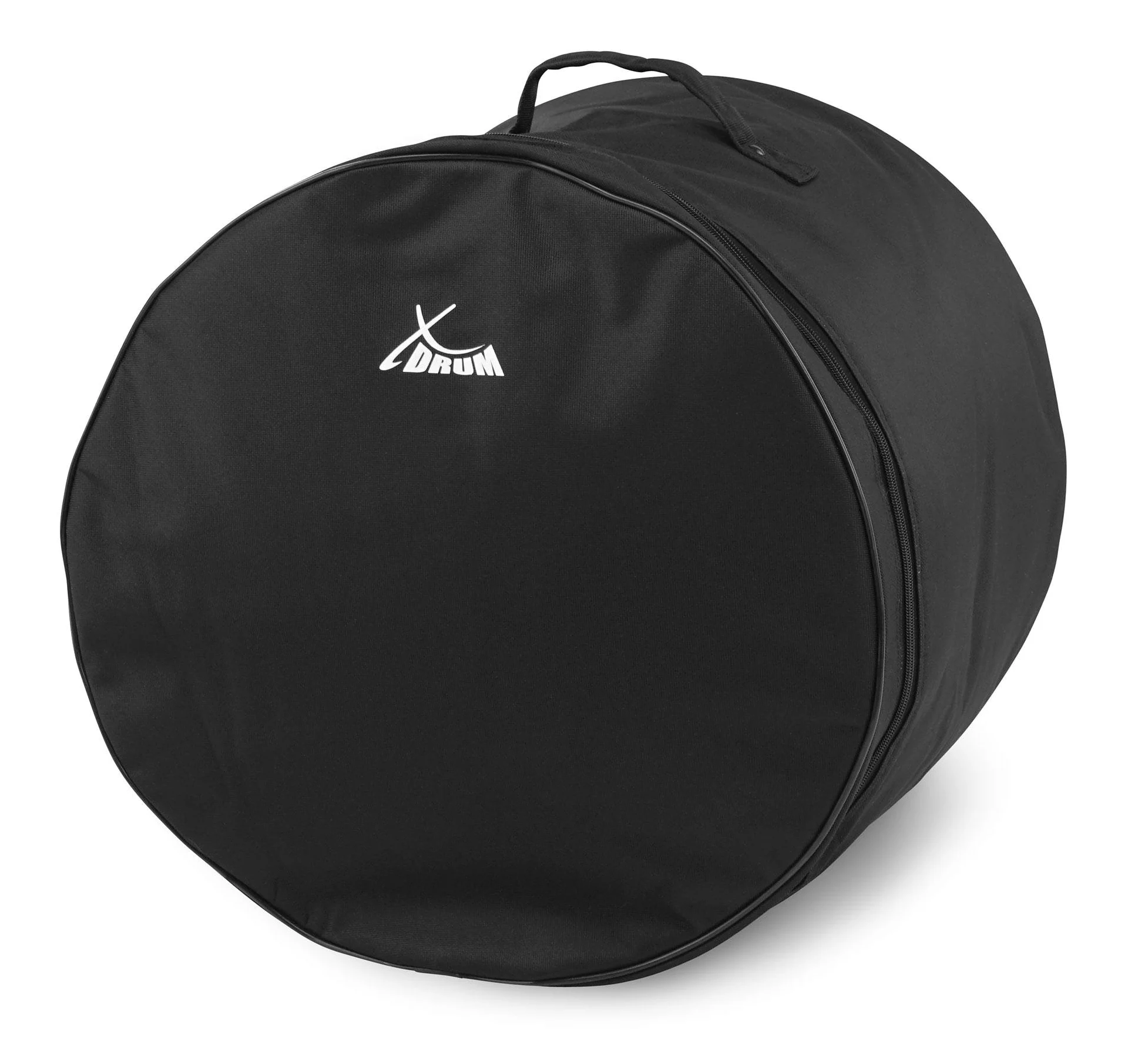 XDrum Classic Drumbag, borsa per batteria per Floor Tom misura 14"x14" (diametro: 14", profondità: 14", idrorepellente, imbottitura interna, maniglia robusta) Nero
