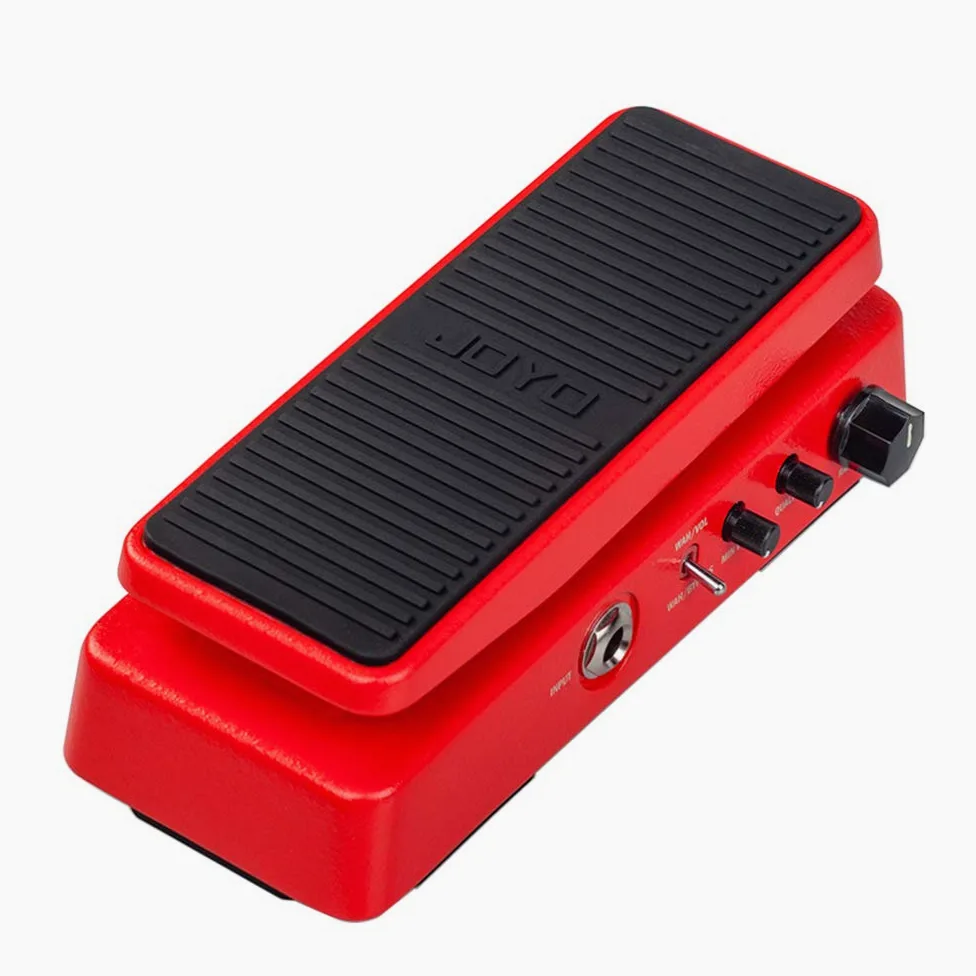 JOYO WAH-II - Pedale WAH classico e multifunzionale con funzioni Wah-Wah/volume con manopola WAHWAH Sound Quality Value (rosso)