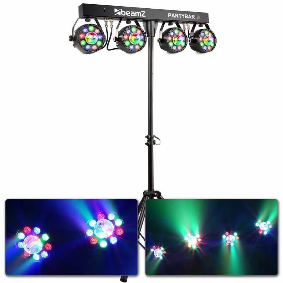 BeamZ 153.240 stroboscopio&luce da discoteca Proiettore laser da discoteca Nero