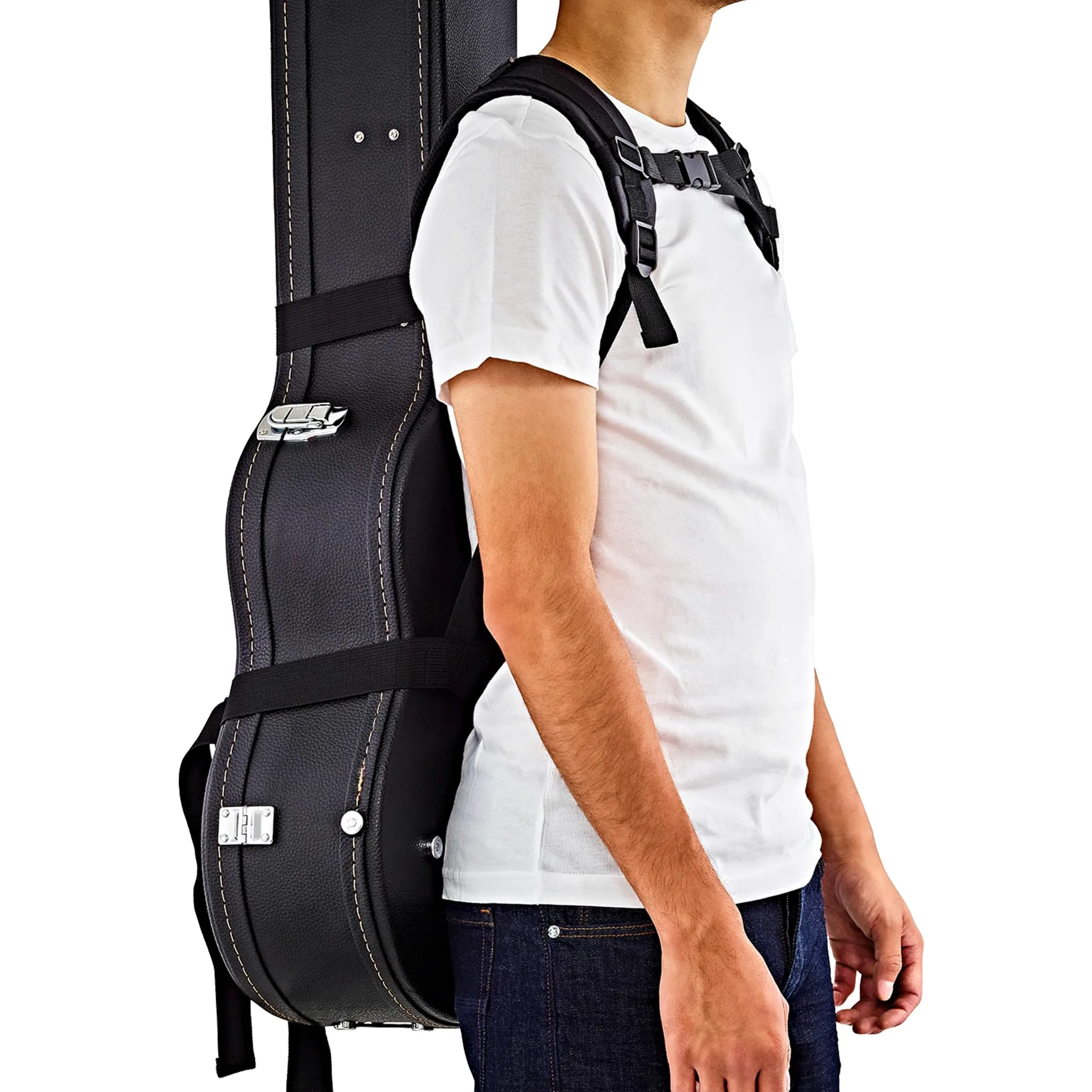 Ortega Guitars Back Pack - Tracolla Imbottita - per Custodie Sagomate e Gig Bags - NO Hardcase (OBPS)