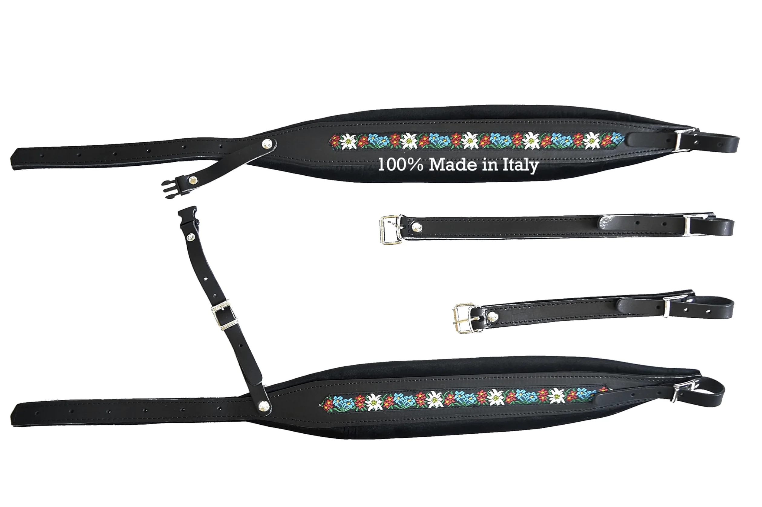 Tracolle cinghie cinte bretelle spallacci per fisarmonica 8 cm PROFESSIONAL 100% produzione Italiana