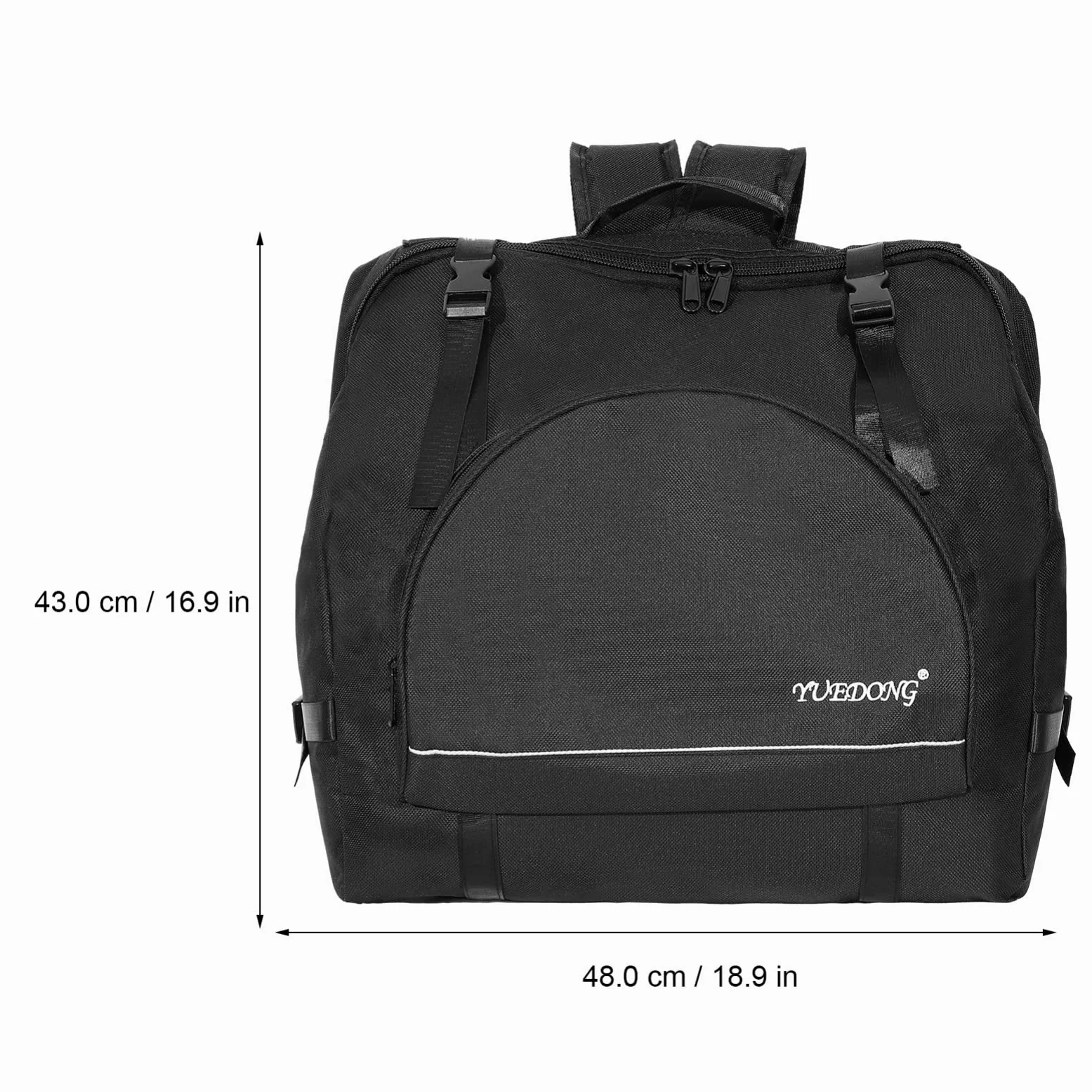 Vaguelly Borsa per fisarmonica per fisarmonica 80-96 bassi, custodia imbottita per fisarmonica, borsa da concerto, zaino con tracolla, borsa per accessori, borsa per il trasporto di strumenti per