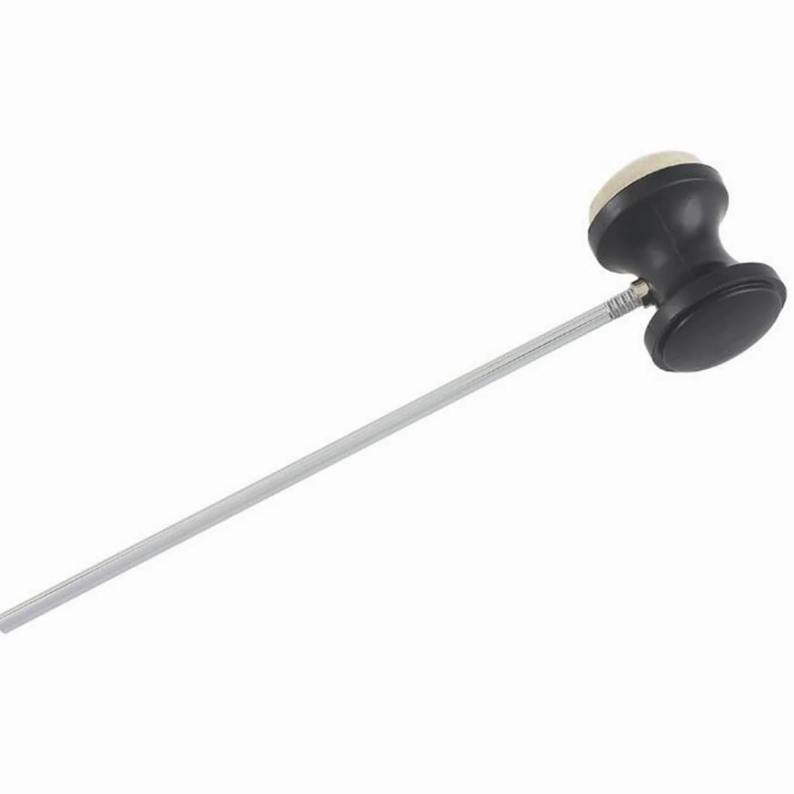 Pedale Grancassa, Pedale per Cassa con Trazione a Catena,Pedale Singolo per Grancassa in Metallo Compatibile con Qualsiasi Set di Batteria Elettronica o Kit Acustico, ARGENTE