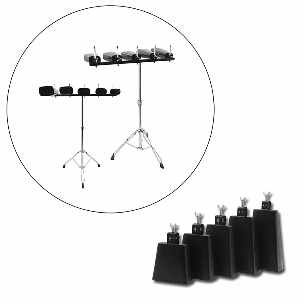 Accessori per Strumenti A Percussione Campanaccio In Metallo Accessori per Batteria da 6 Pollici Campanaccio