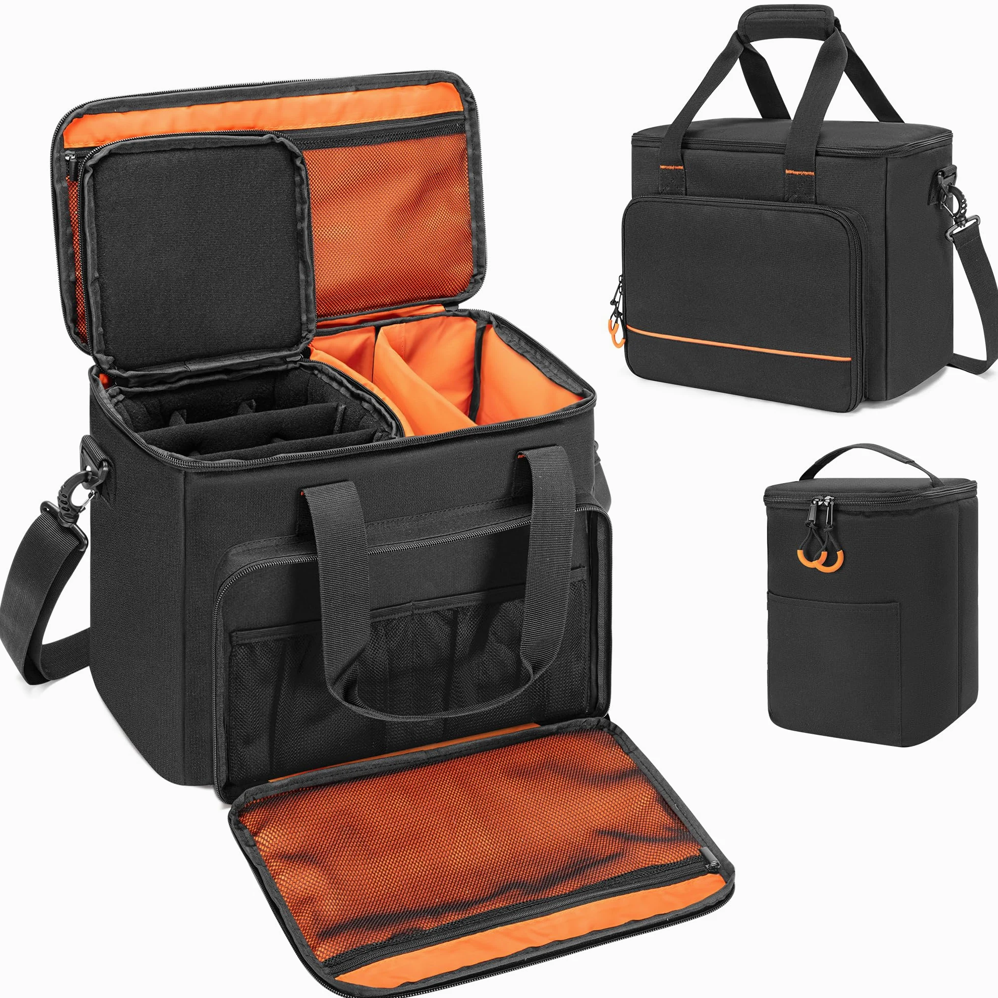 PGmoon Custodia per Microfono Wireless a 9 Slot, Borsa per Microfono da Viaggio Custodia per Microfono per Sistema Microfonico Portatile per Canto, Karaoke, Feste (Design Brevettato)
