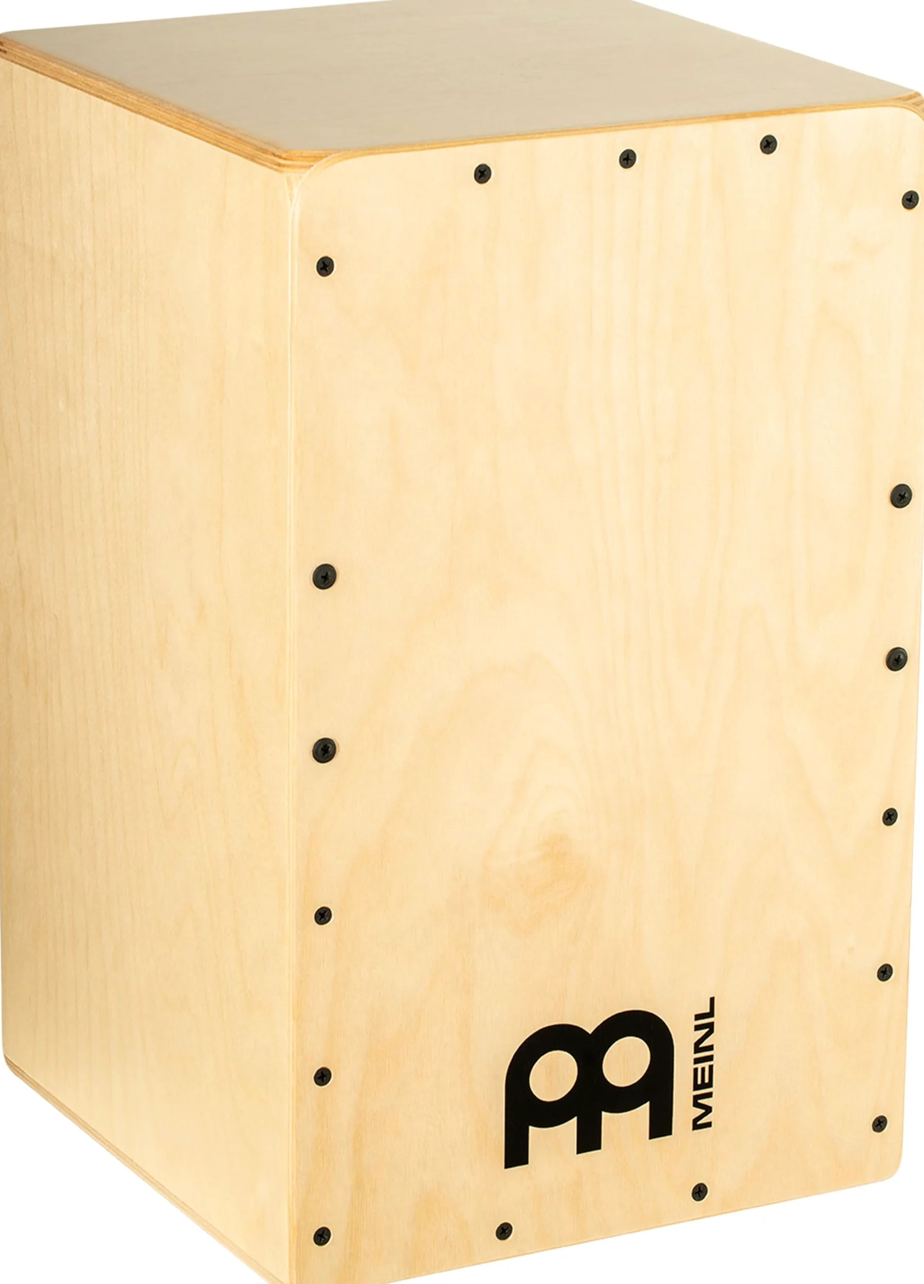 Meinl Percussion Snarecraft Cajon Instrument - Grande Drum Box con 2 Cordiere - Superficie di Suono Betulla del Baltico (SC100B)