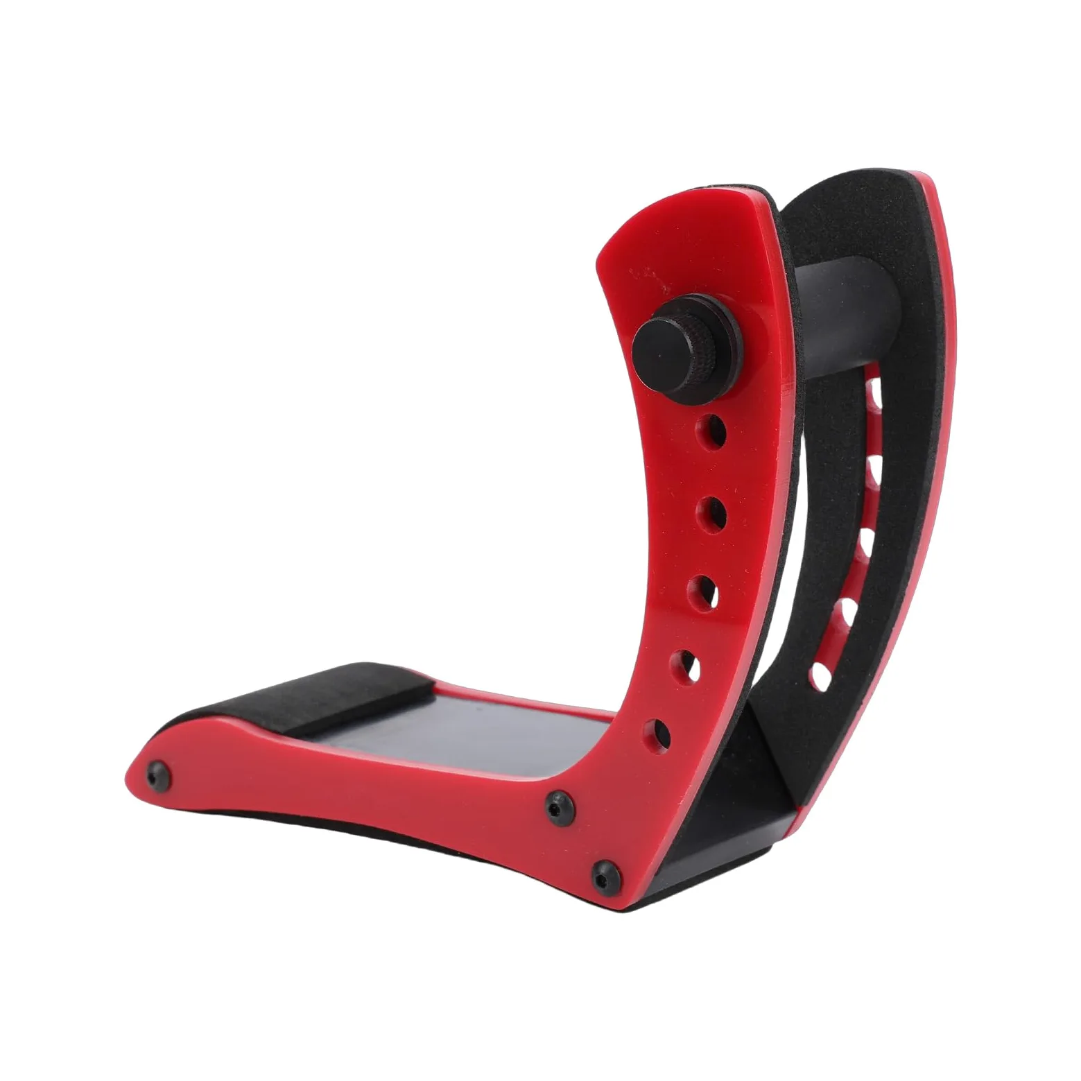 Supporto Ergonomico per Chitarra Elettrica, Gamba di Supporto per Chitarra Regolabile in Altezza e Angolazione, Rack per Sollevatore per , Ideale per Chitarre con Spessore 35-55 Mm